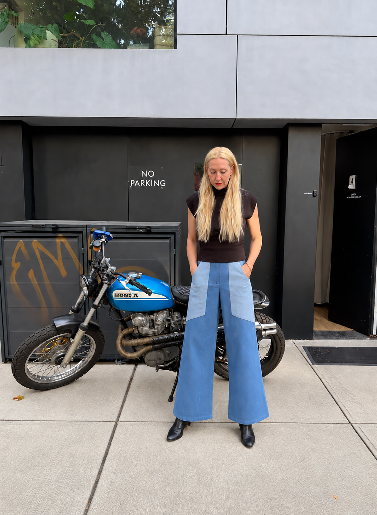 Lou Lou Pant - Blue Denim - Meg