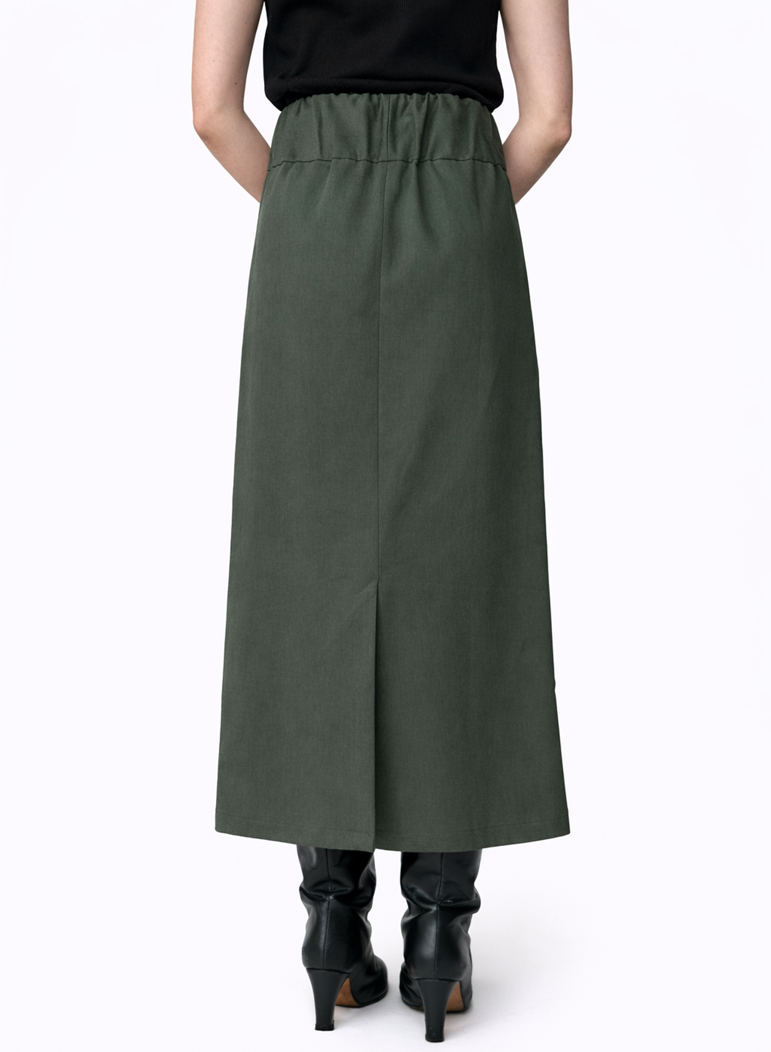 Marketplace Skirt - Olive Twill