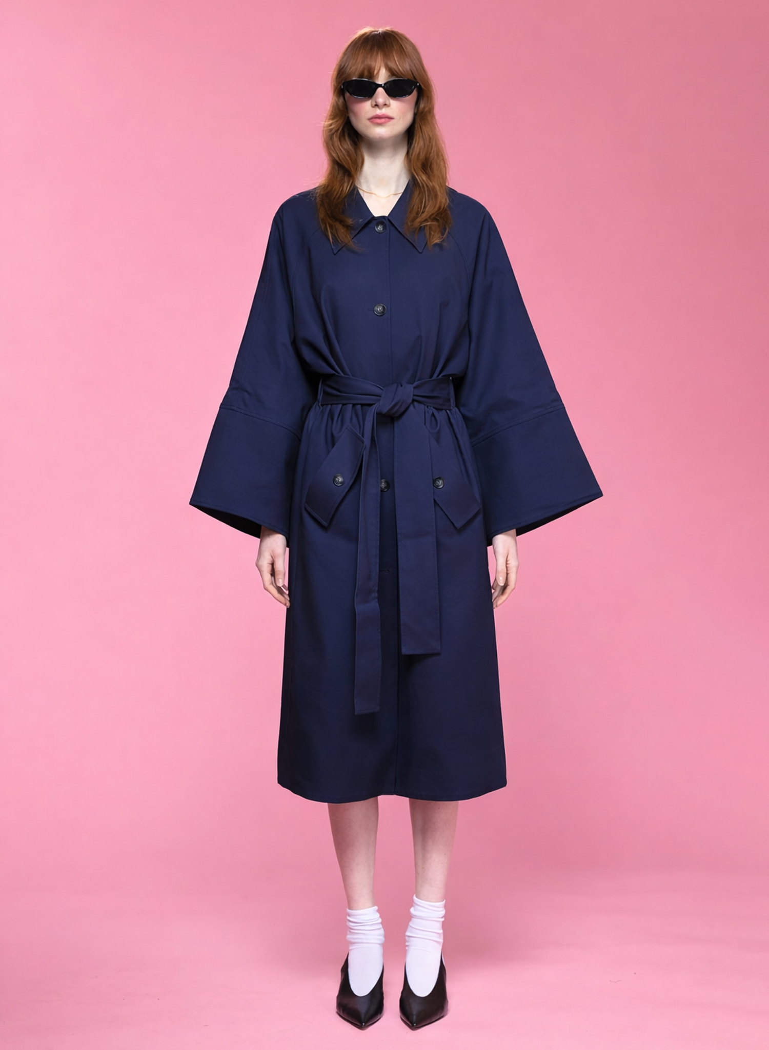 Summer Trench - Navy Blue