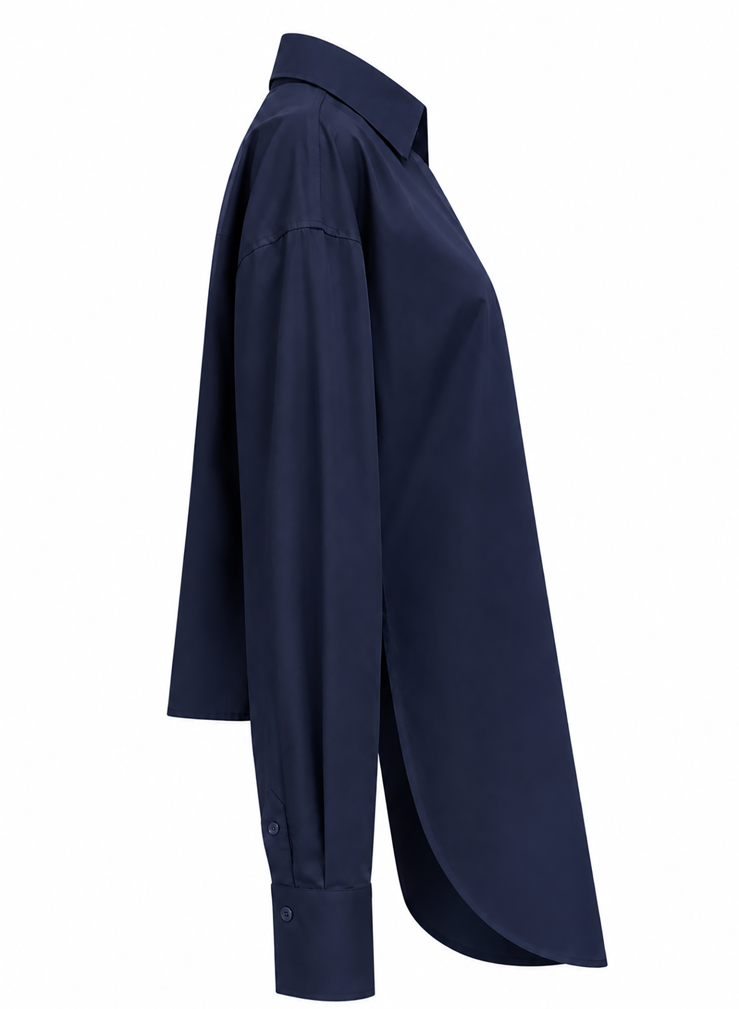 Hi-Low Shirt - Dark Navy (PRE-ORDER) - Meg