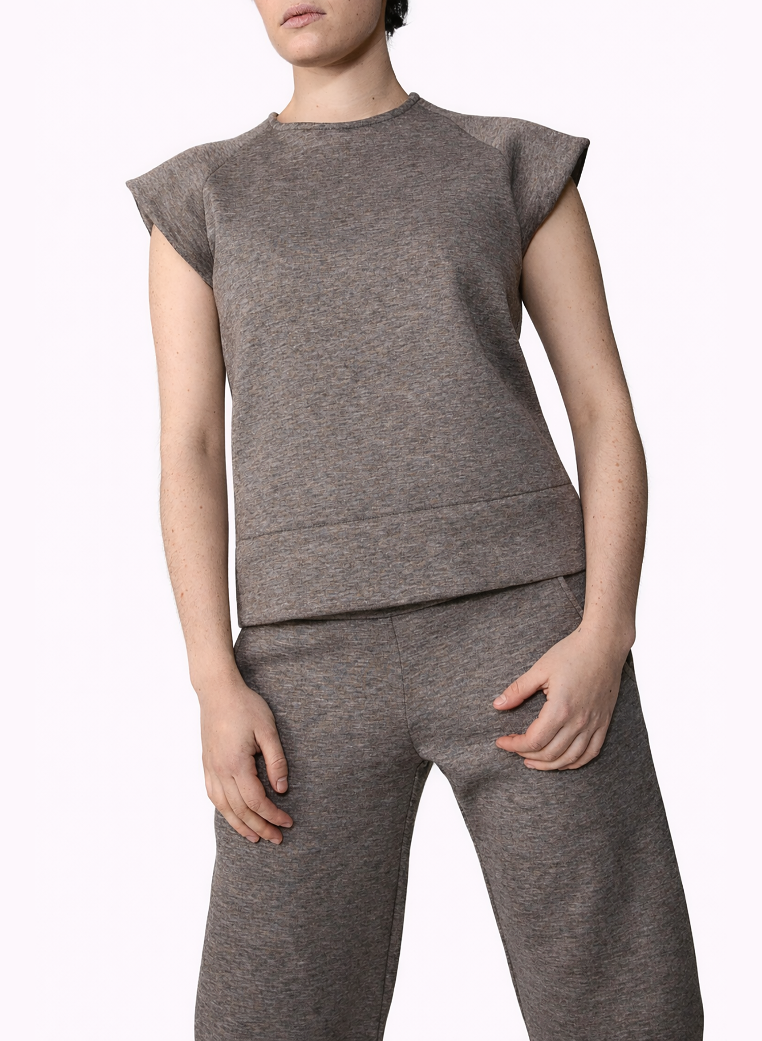 Old City Raglan Tee - Taupe