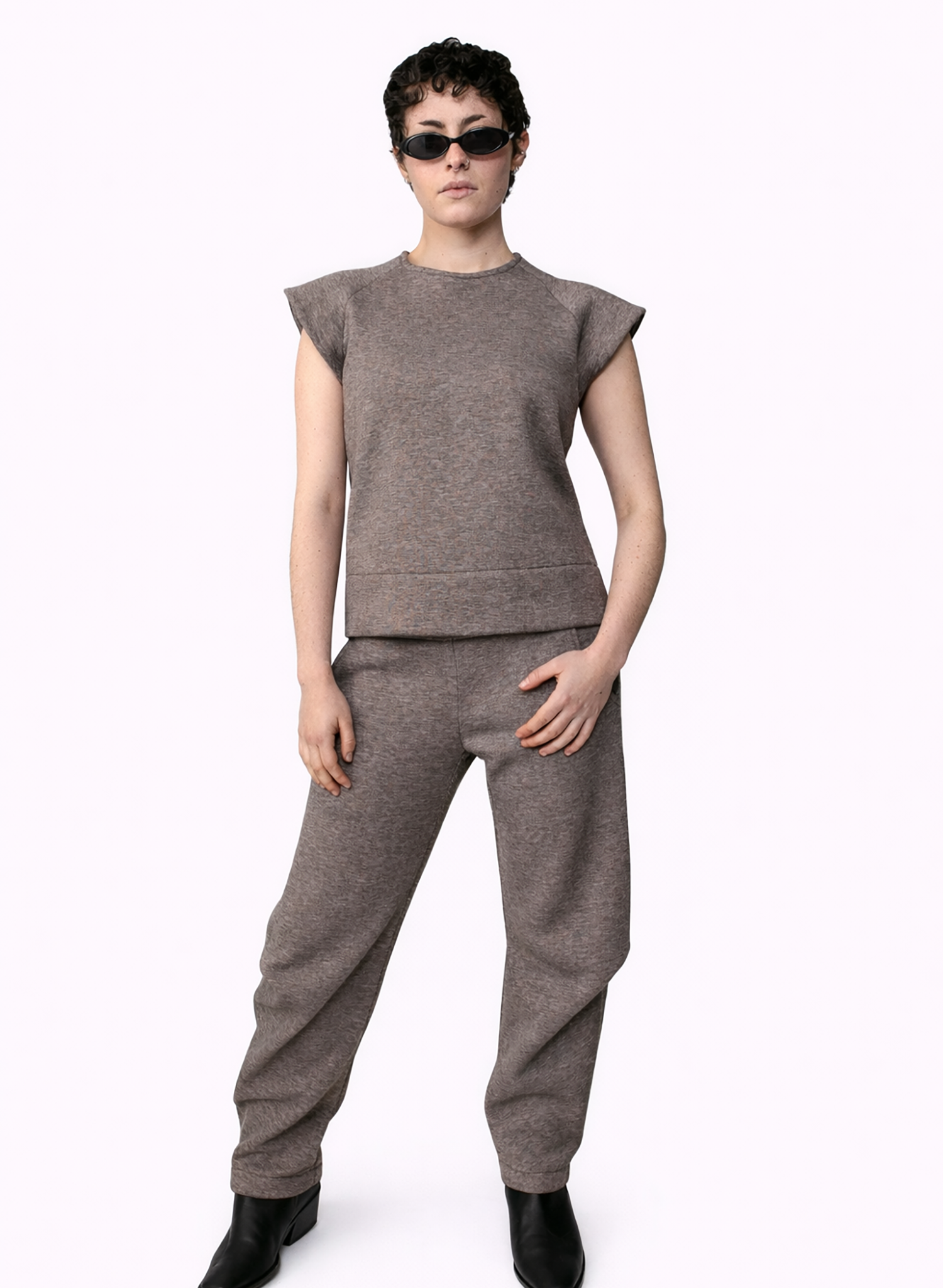 Old City Raglan Tee - Taupe