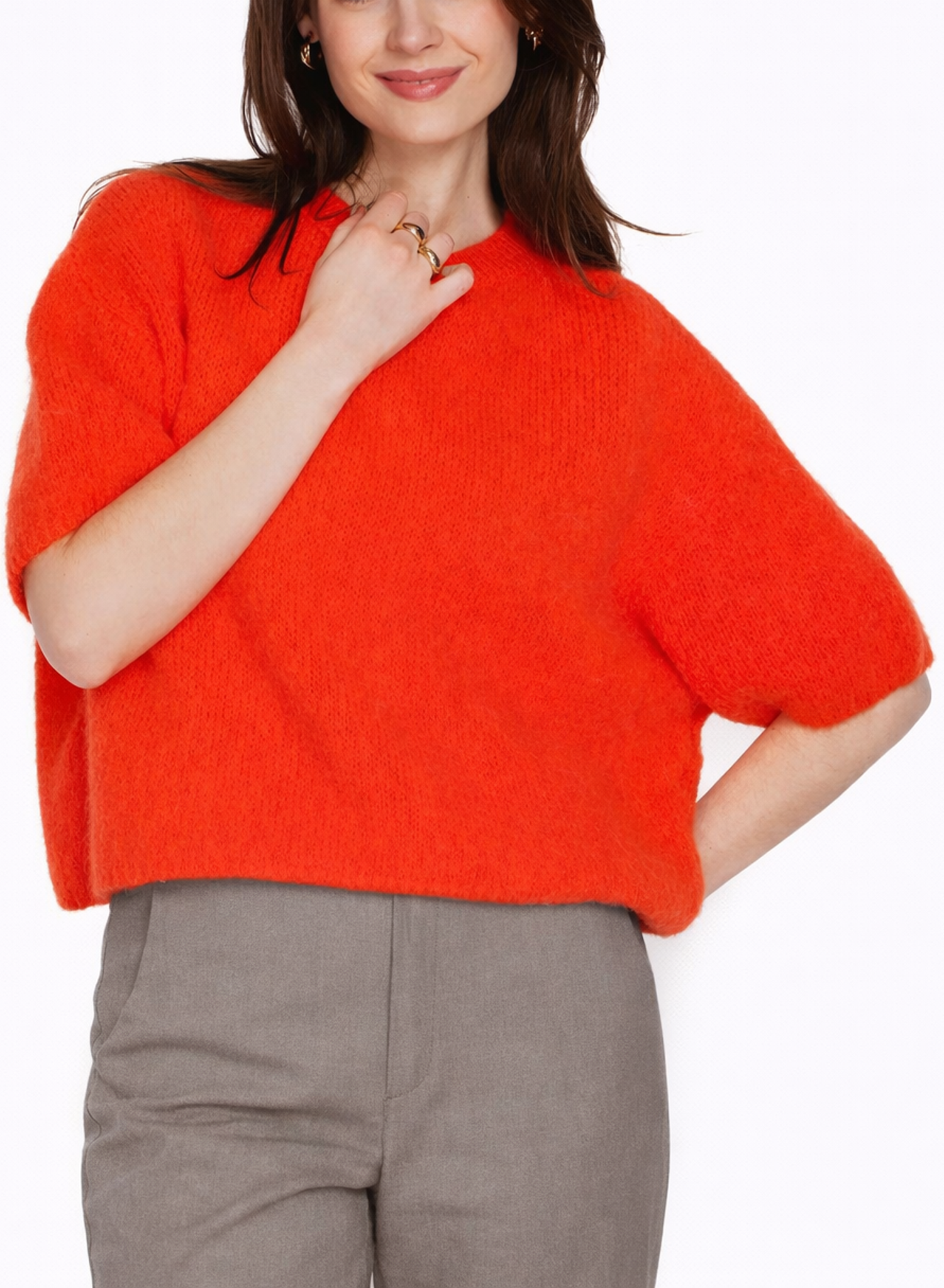 Mohair Sweater - Orange