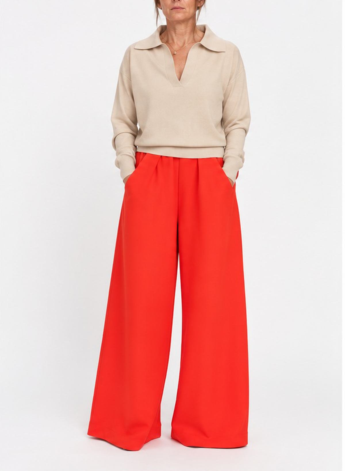 Polo Knit Shirt - Tan - Meg