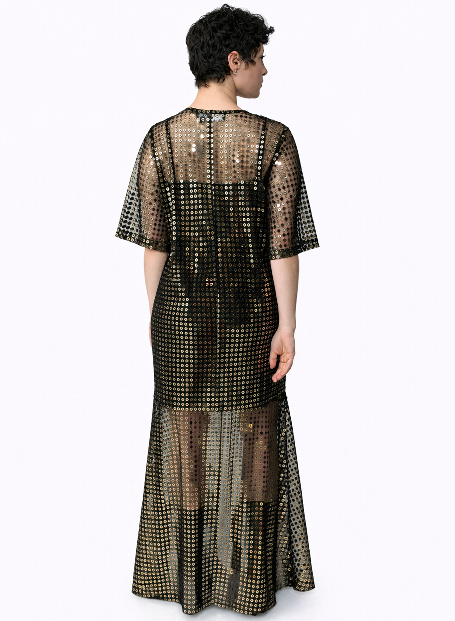 Rialto Dress - Gold Sequin