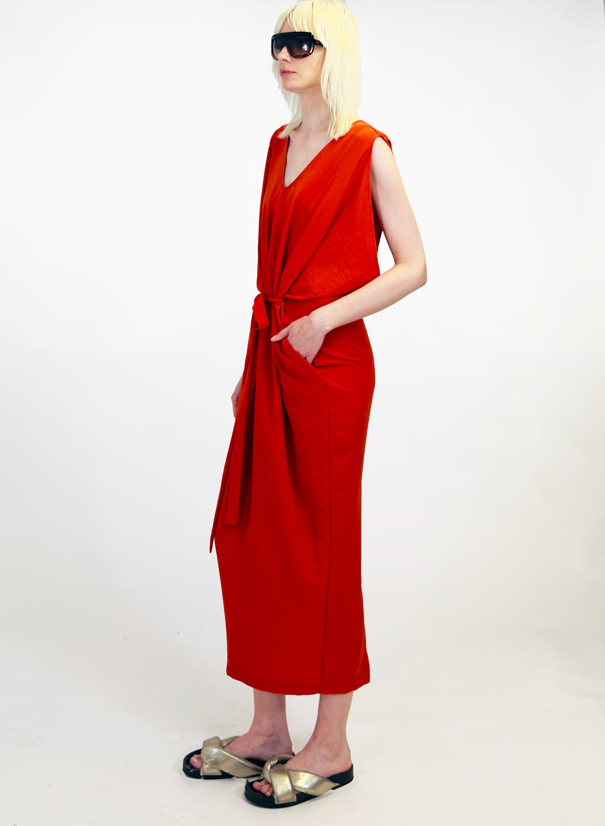 Airflow Gown - Ruby
