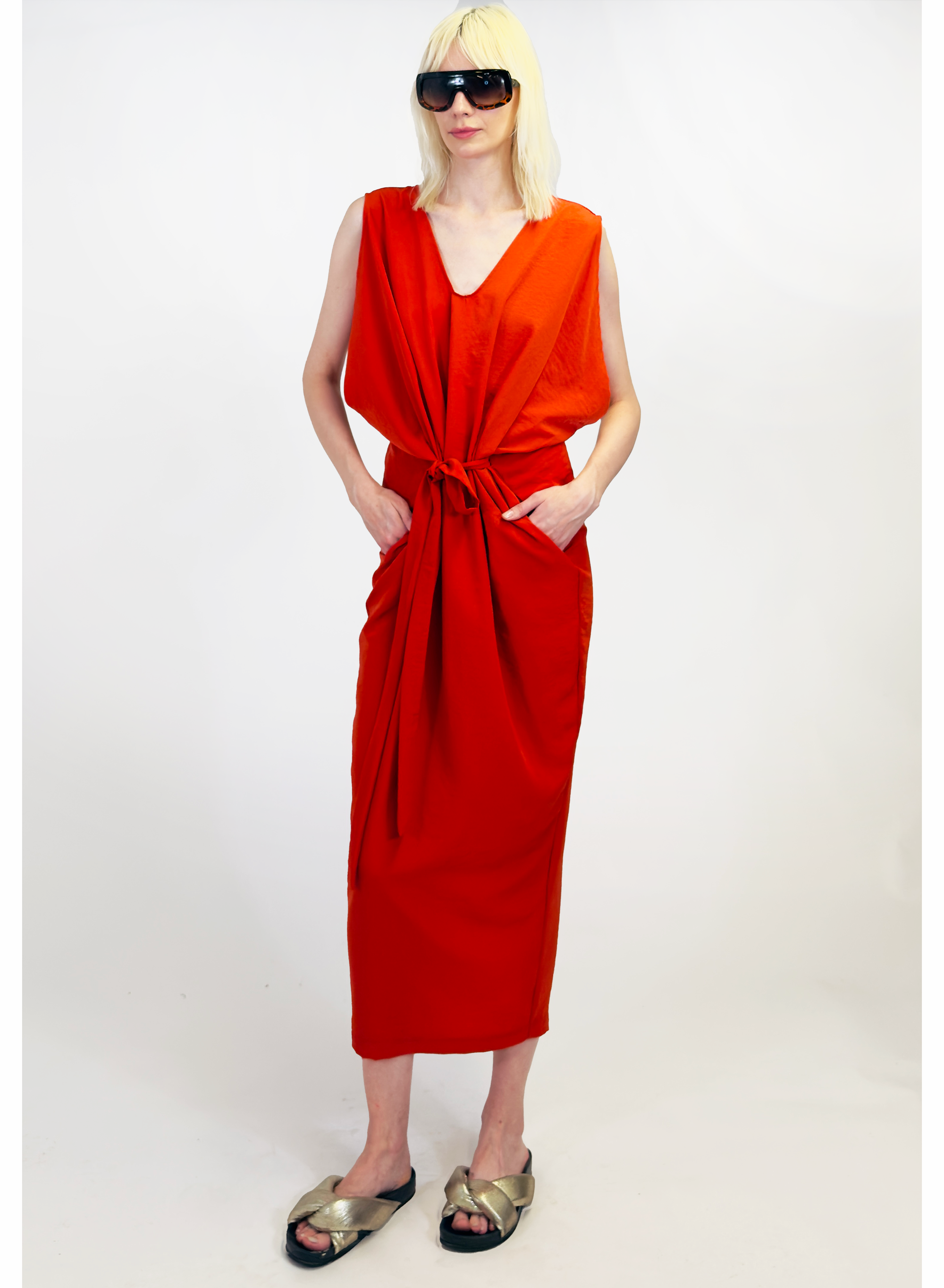 Airflow Gown - Ruby