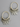 David Aubrey - Grey Glass Hoop Earrings