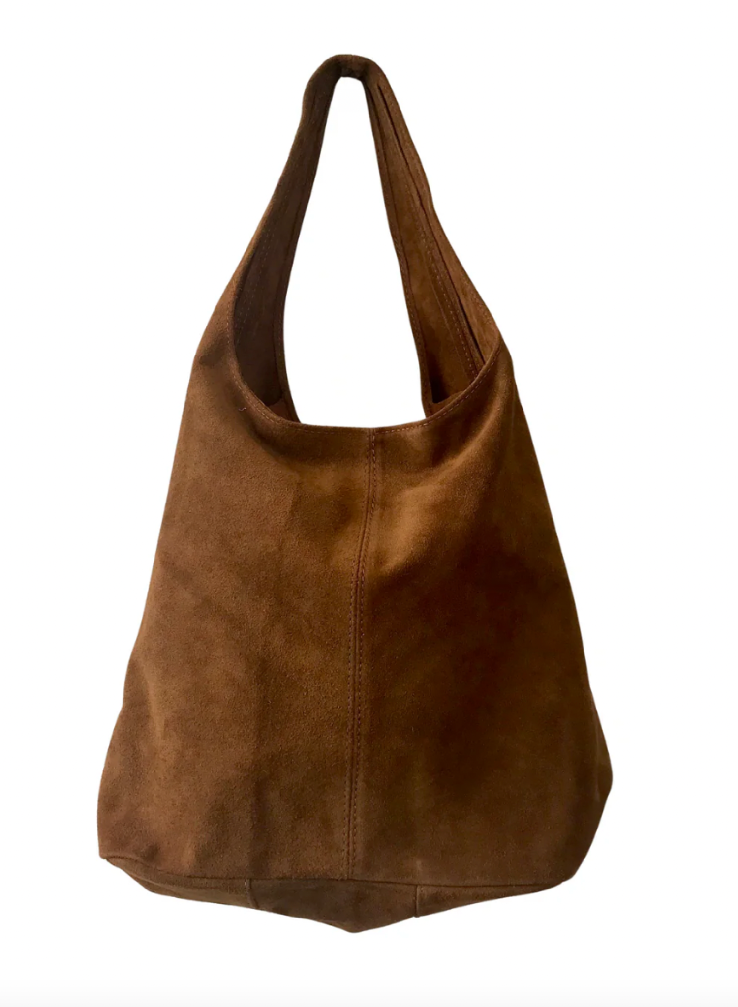 Katerina NYC - Suede Boho Bag - Caramel