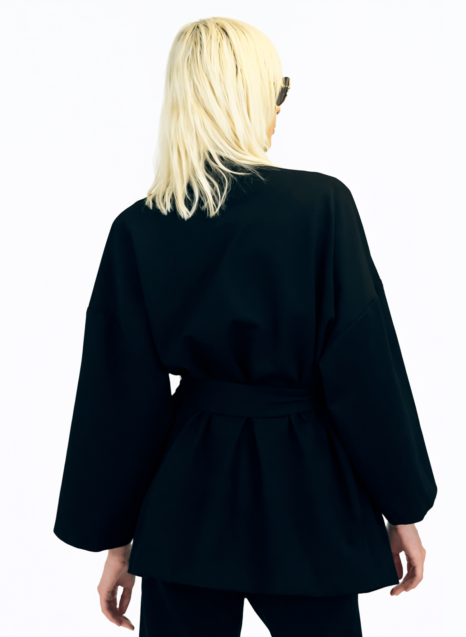 Shawl Collar Jacket - Black