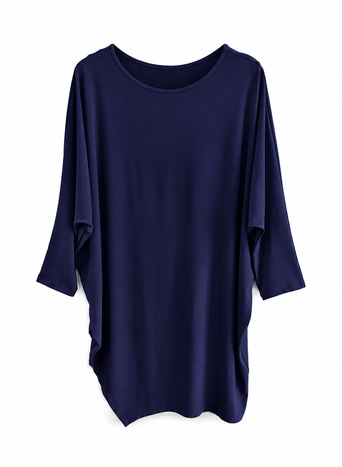 Side Slit Top - Navy - Meg