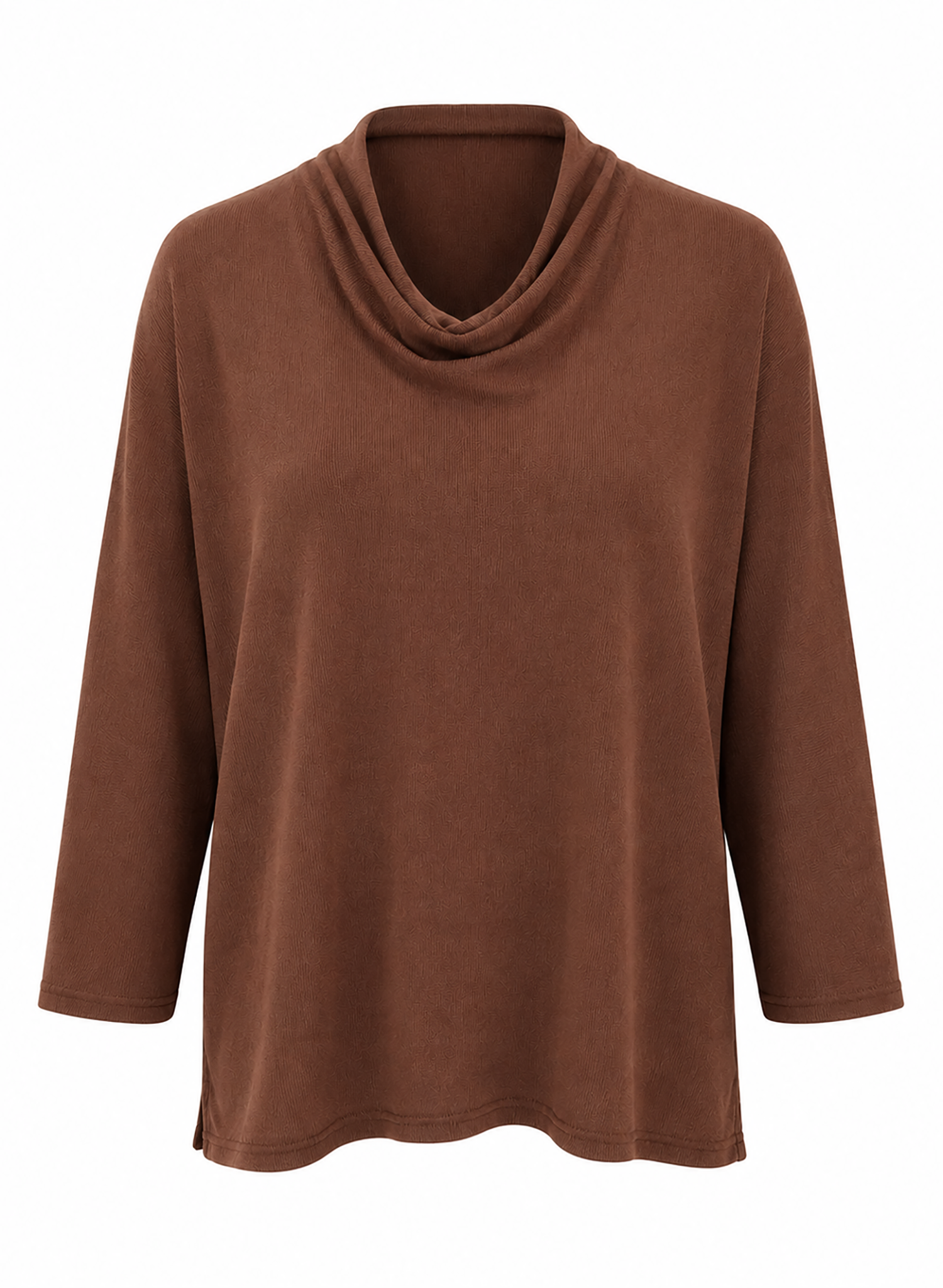 Captain's Cowl Top - Cocoa (PRE-ORDER)