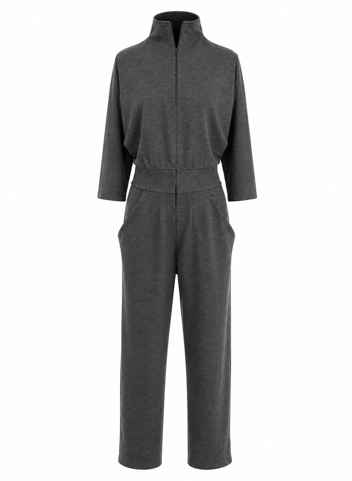 Power Play Jumpsuit - Charcoal (PRE-ORDER)