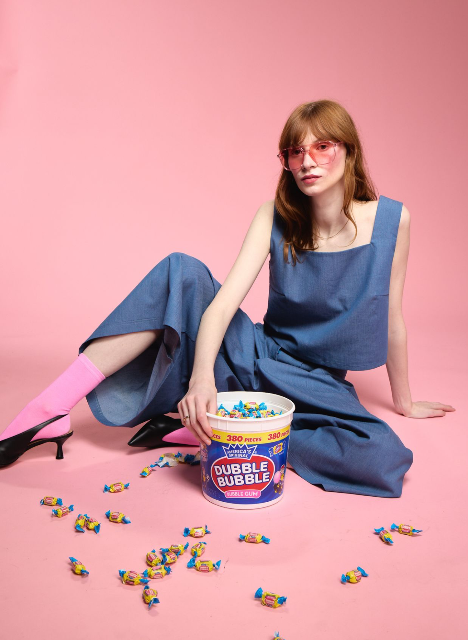 Pocket Culotte - Light Blue Denim (PRE-ORDER)