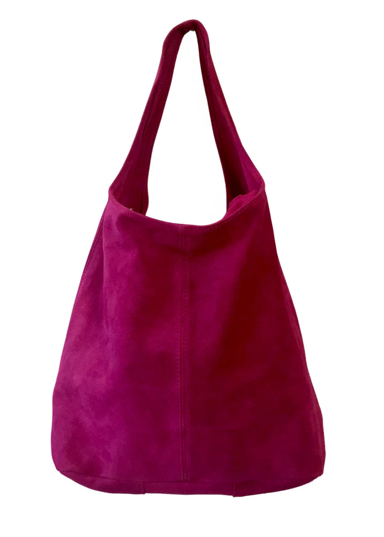 Katerina NYC - Suede Boho Bag - Fuchsia