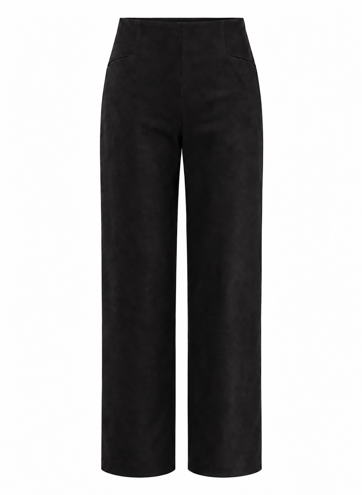 Long Odette Pant - Black Suede - Meg