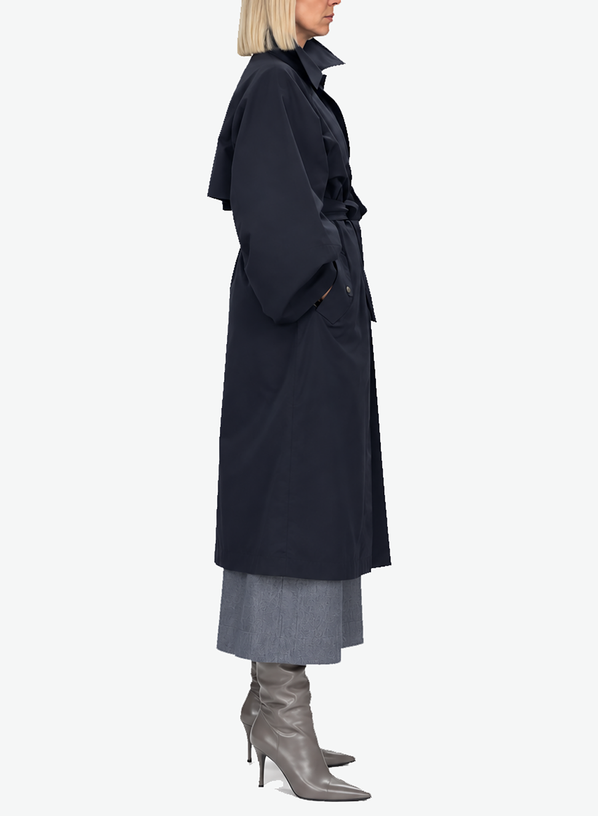 Summer Trench - Navy Blue - Meg