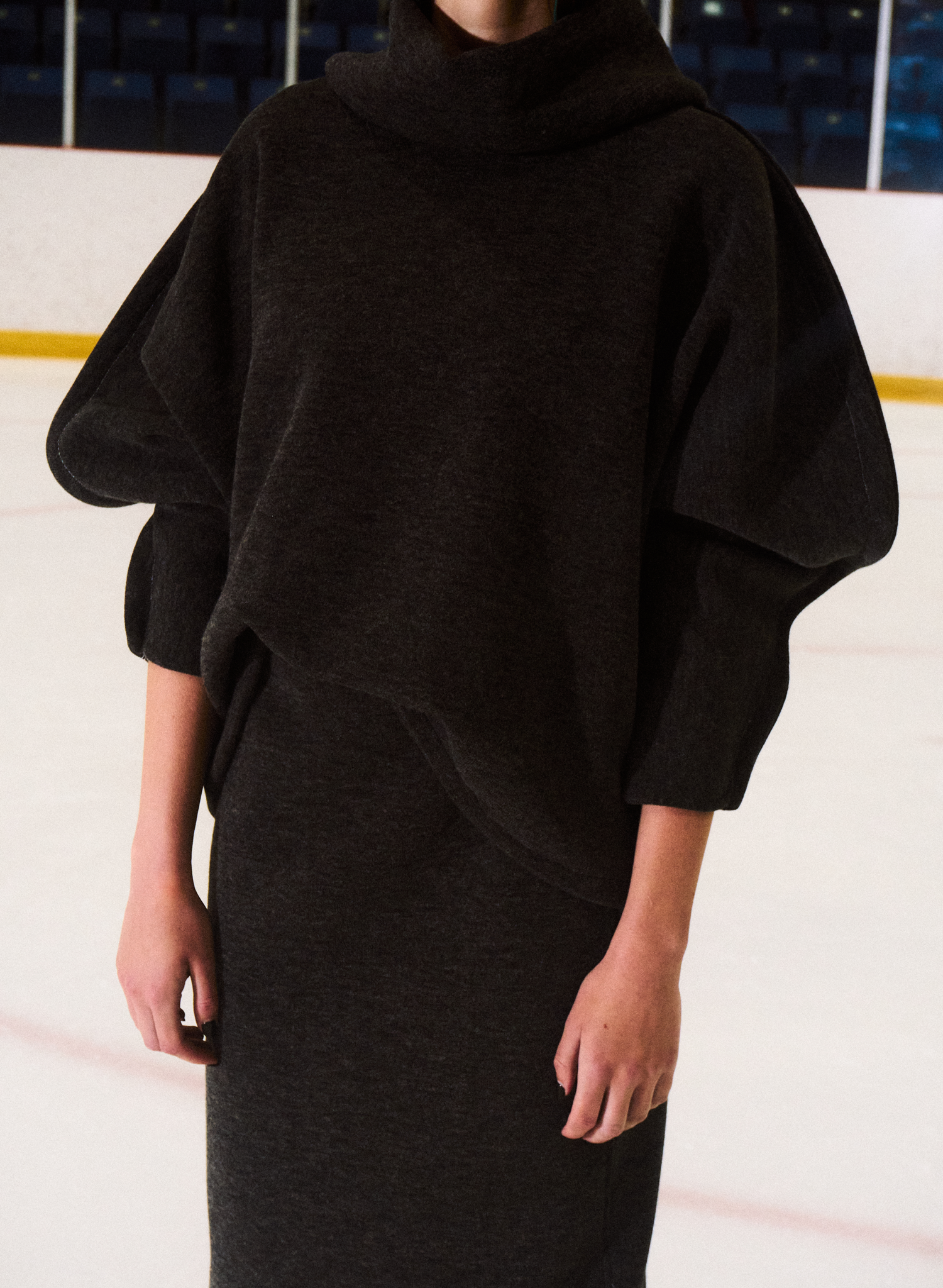 Skating Turtleneck Sweater - Charcoal (PRE-ORDER)