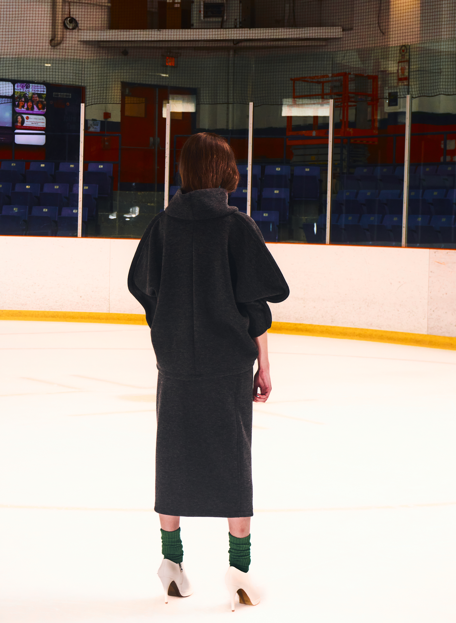 Skating Turtleneck Sweater - Charcoal (PRE-ORDER)