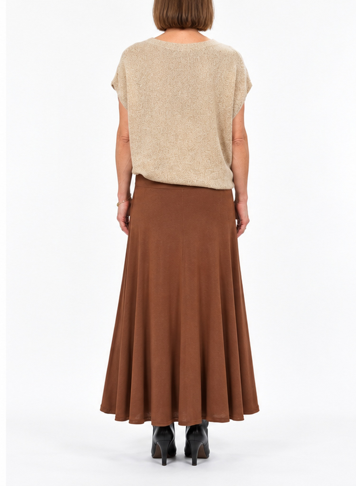 V-Neck Sweater - Oatmeal - Meg