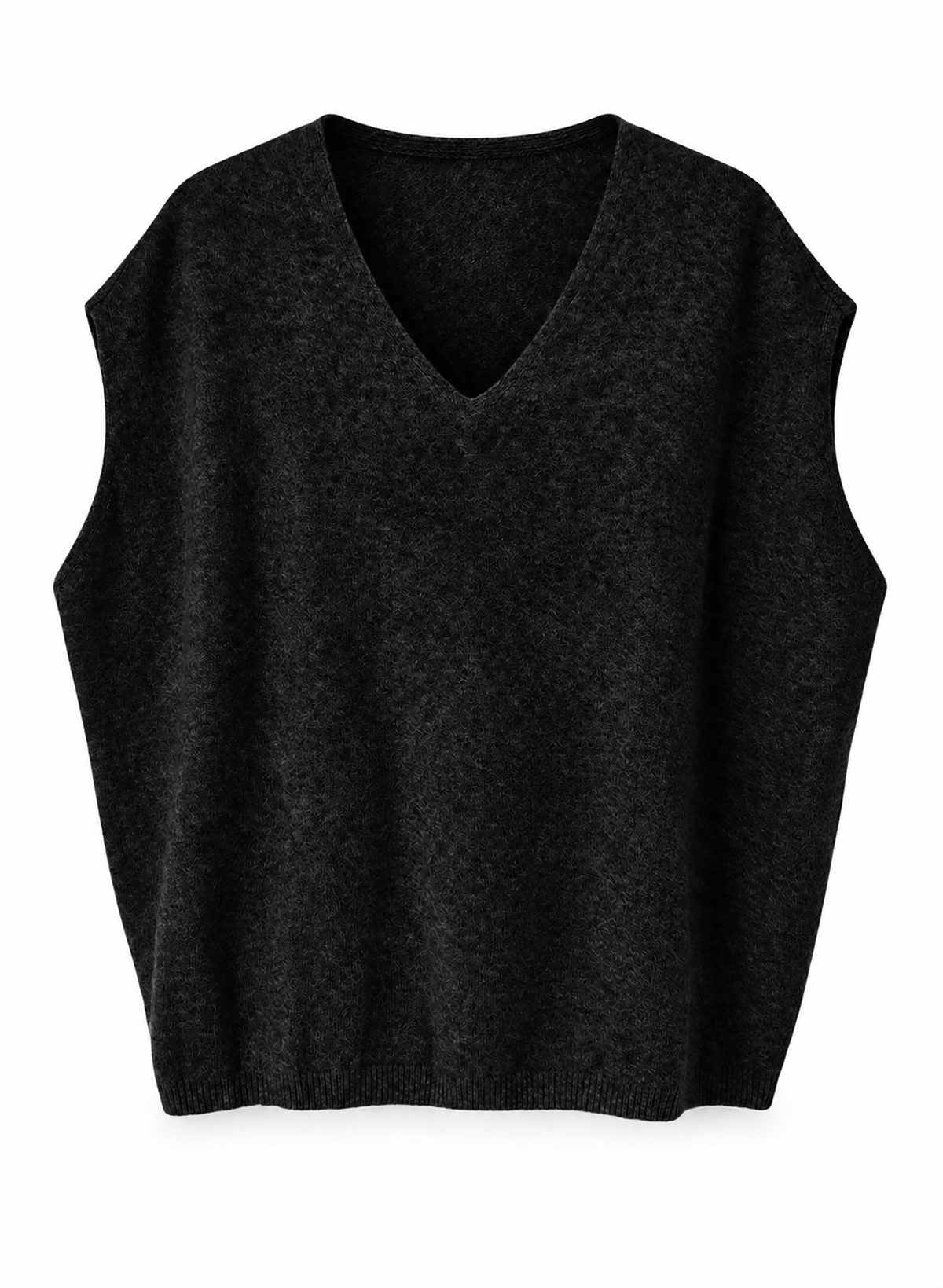 V-Neck Sweater - Black - Meg