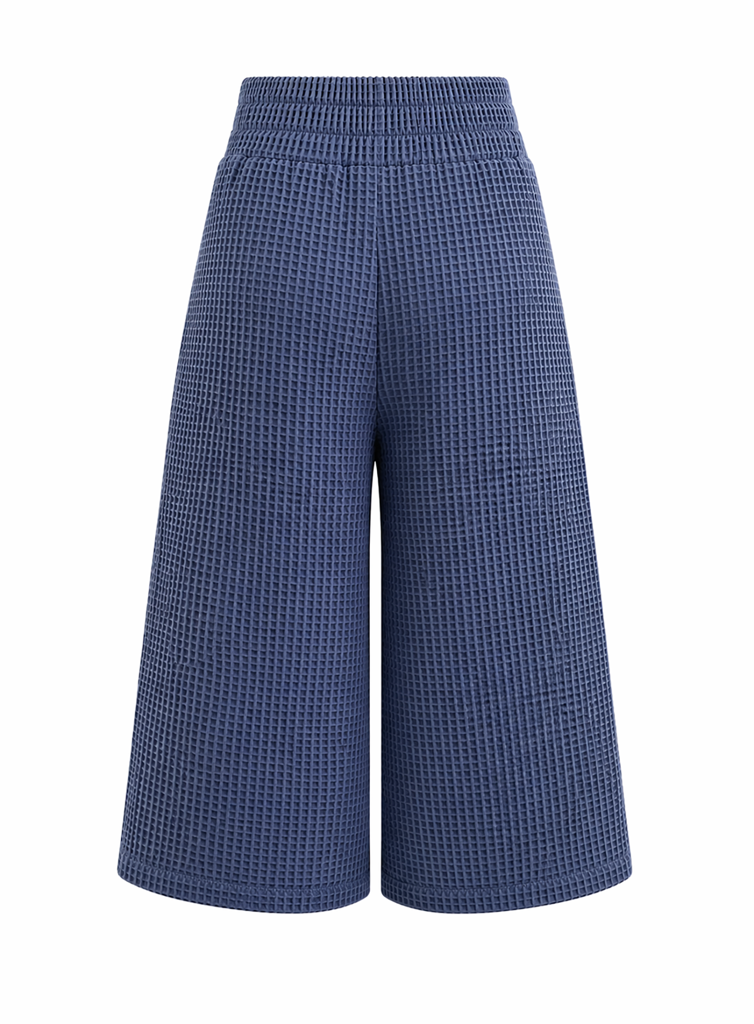 Wide Leg Jogger Pant - Steel Blue
