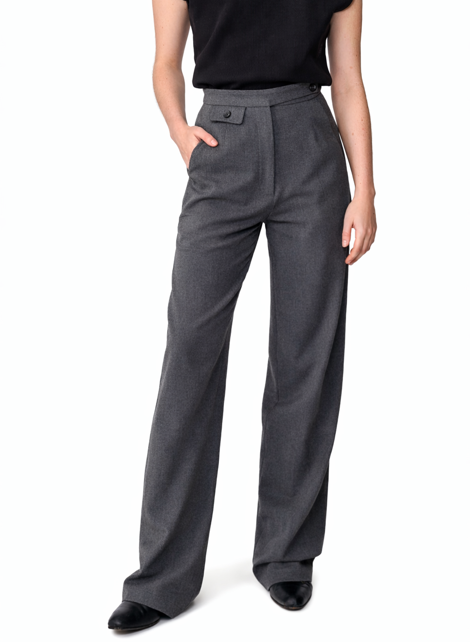 Watch Pocket Trouser - Charcoal