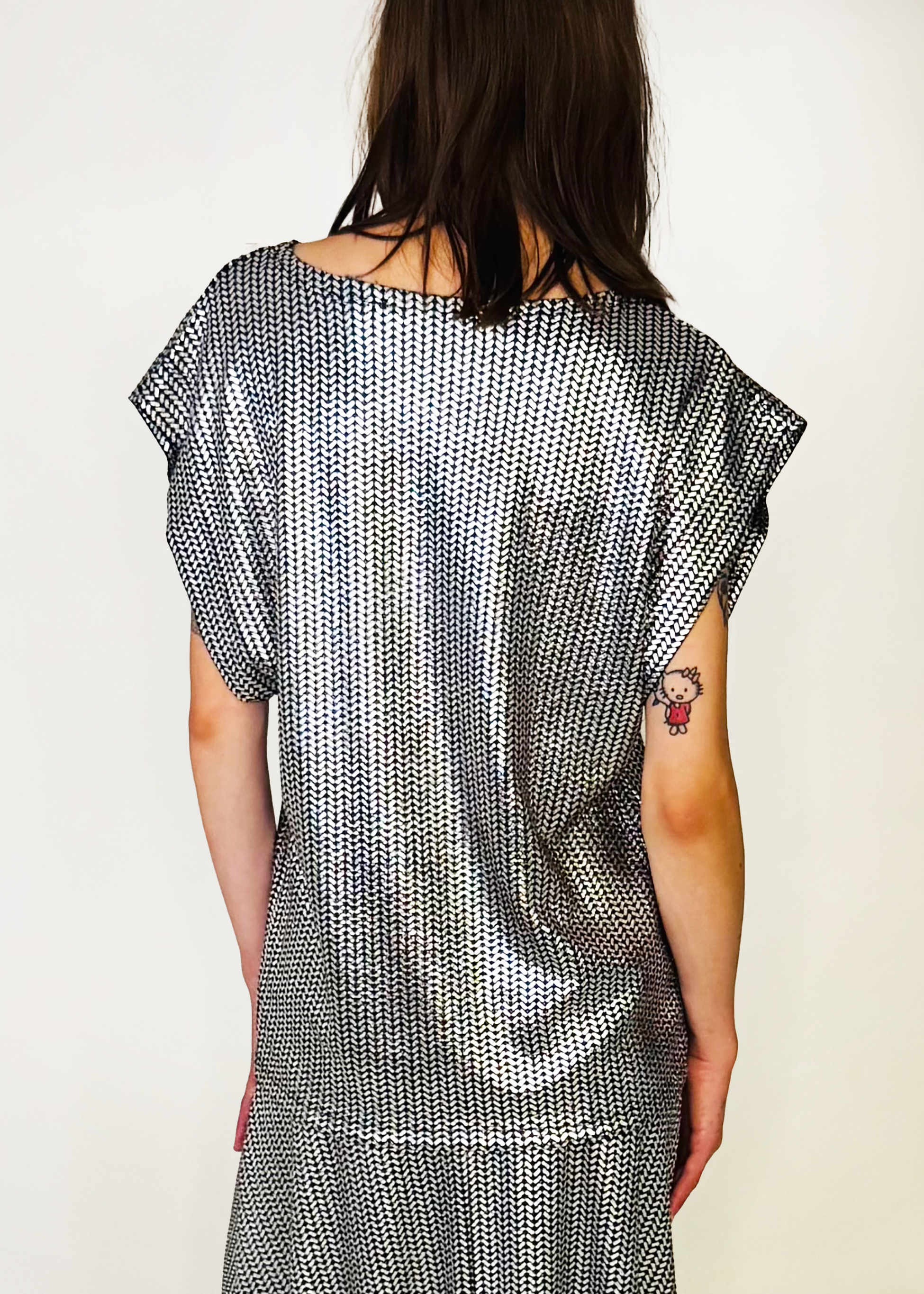 80's Top - Silver