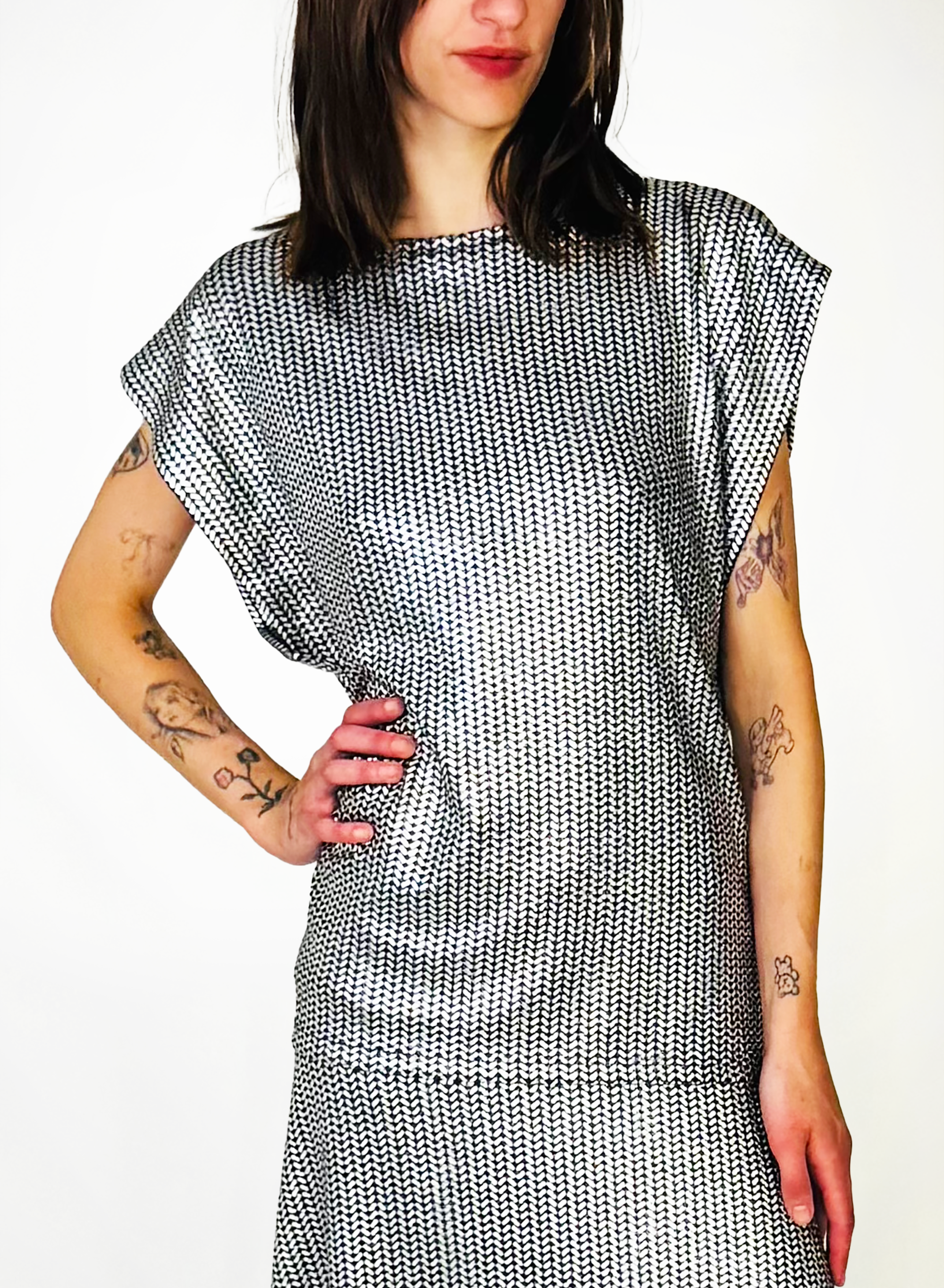 80's Top - Silver
