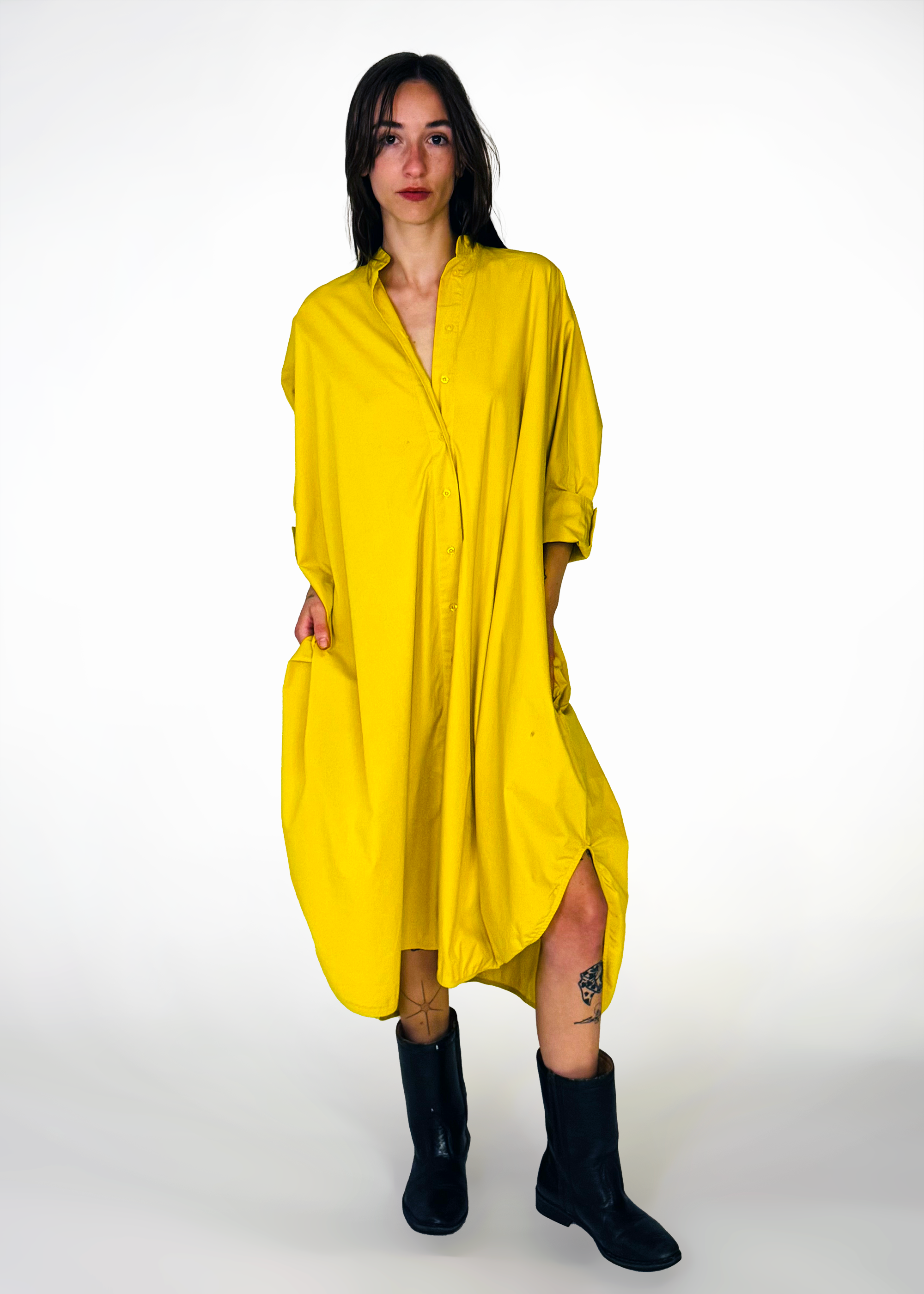 Biggie Dress - Chartreuse