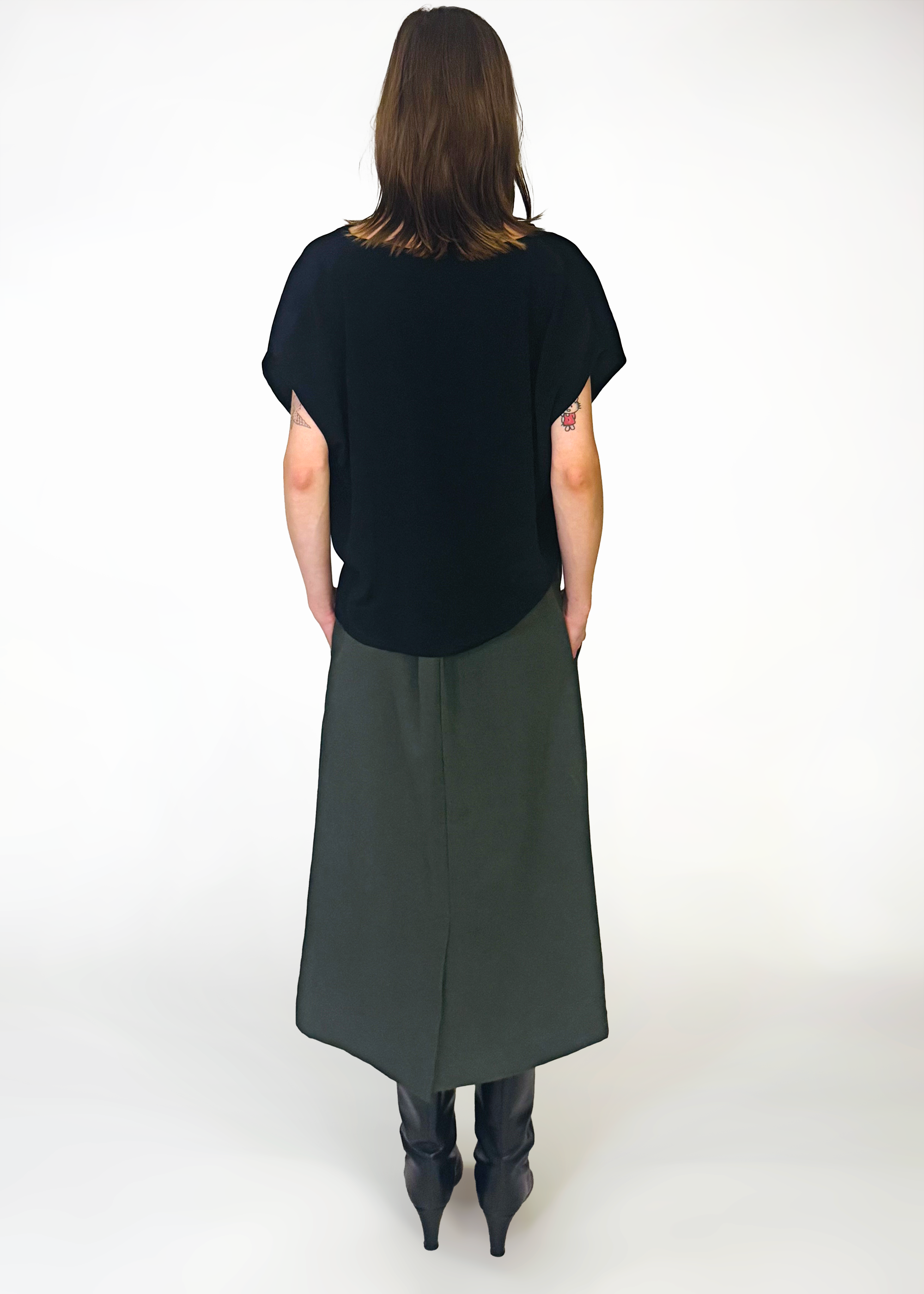 Cowl Top - Black