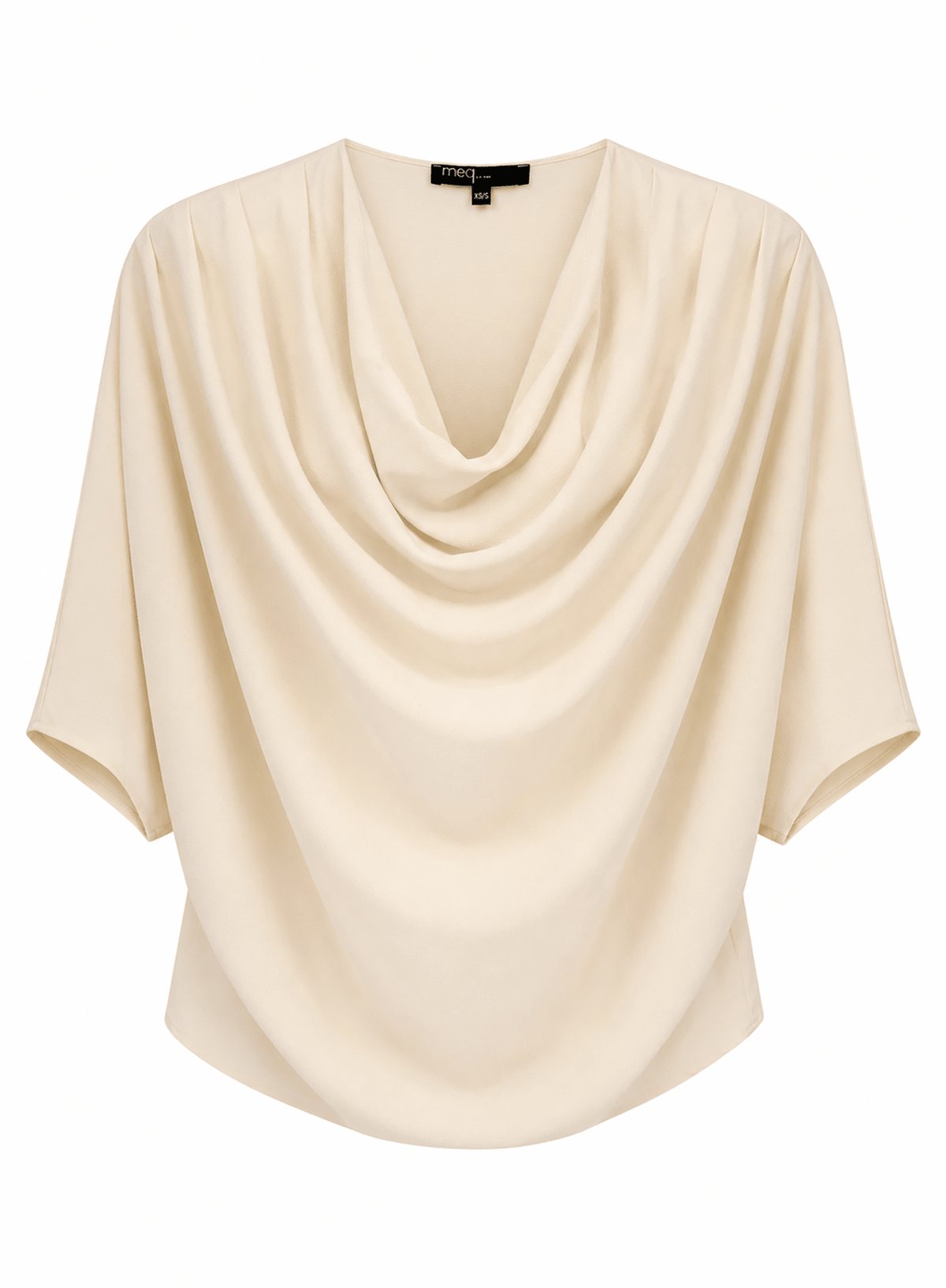 Abstraction Cowl Top - Champagne - Meg