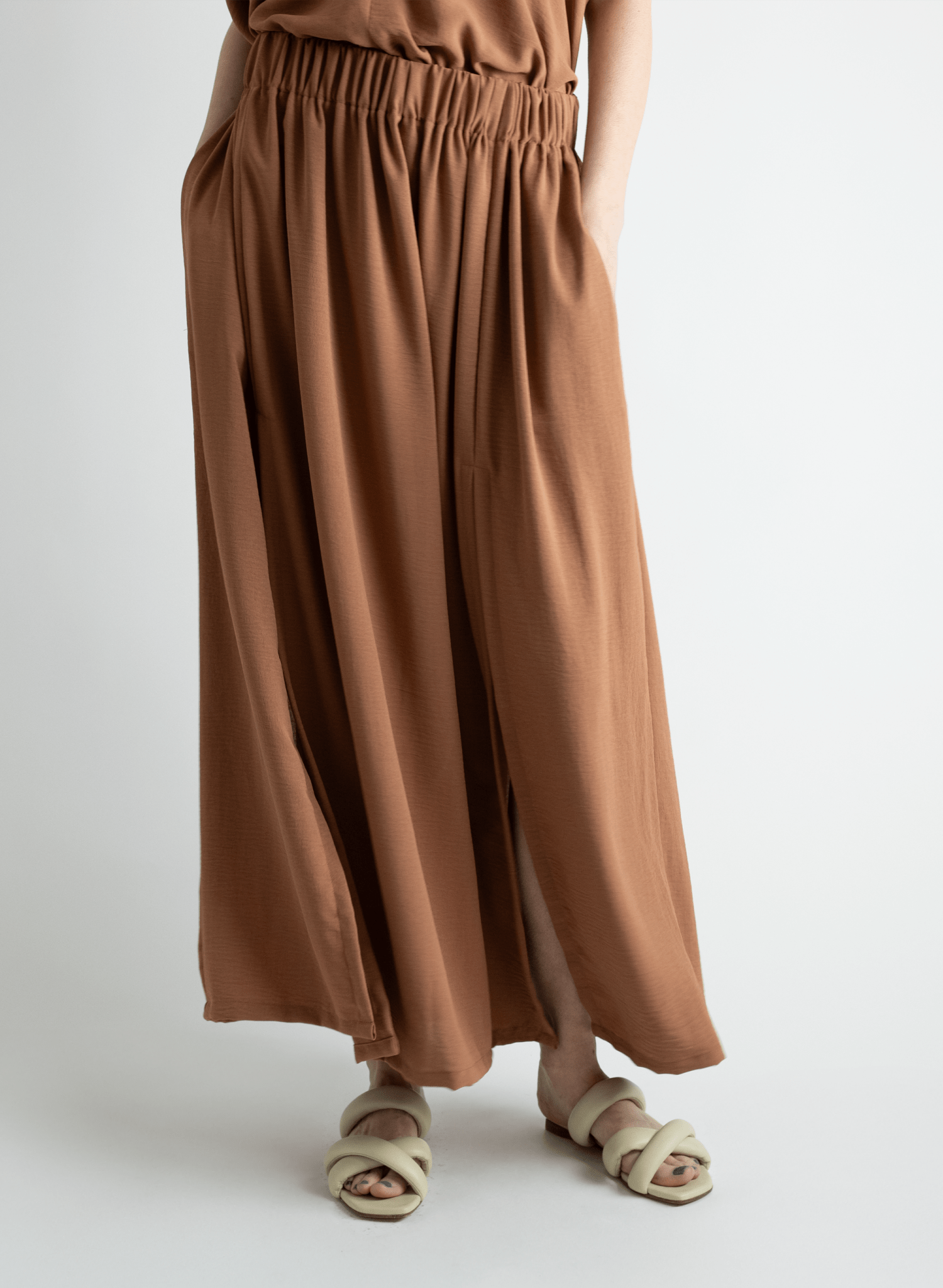 Abstraction Skirt - Latte - Meg Canada