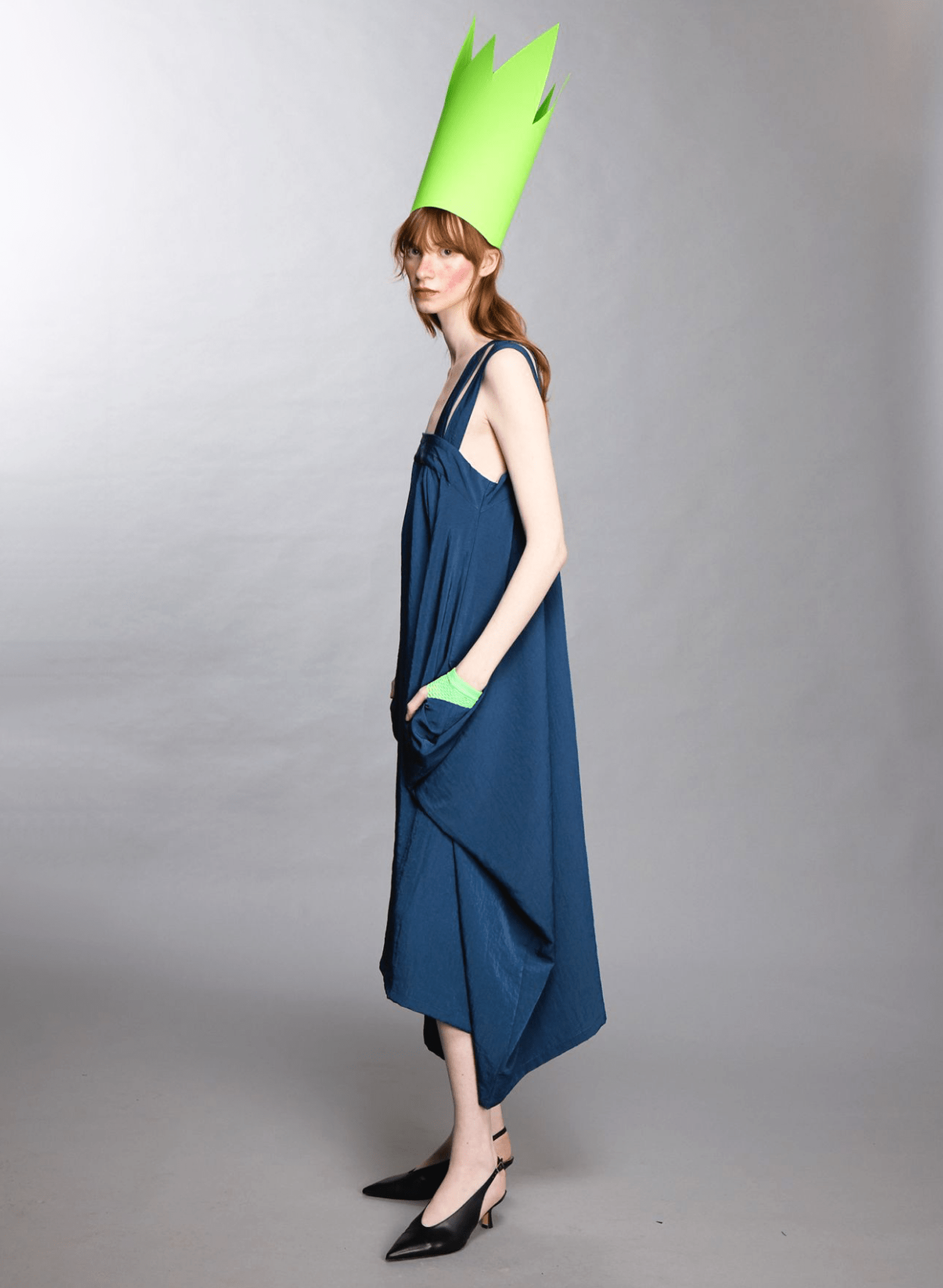 Amelia Four Strap Dress - Gucci Blue (PRE - ORDER) - Meg