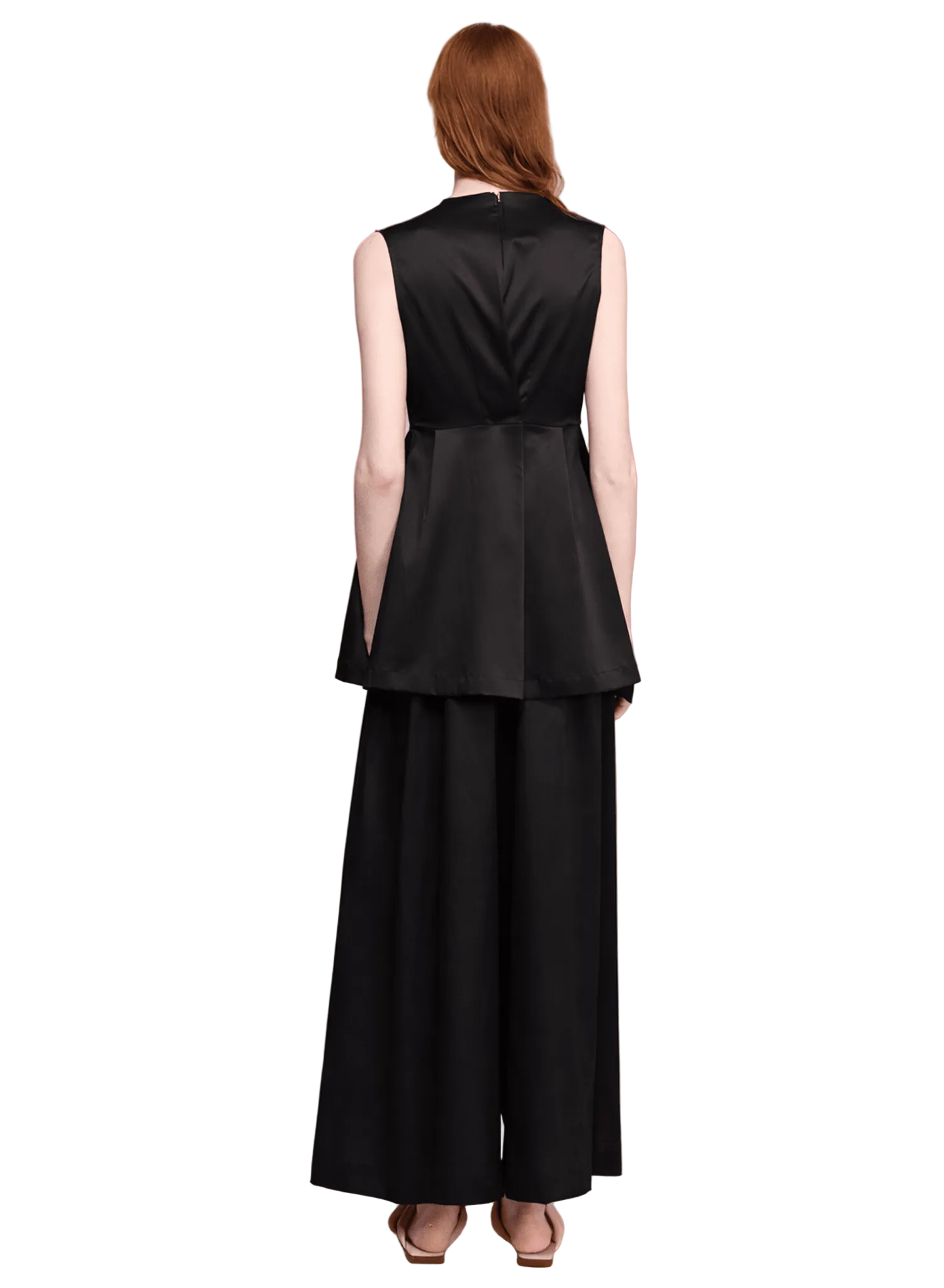 Apron Top - Black (PRE - ORDER) - Meg