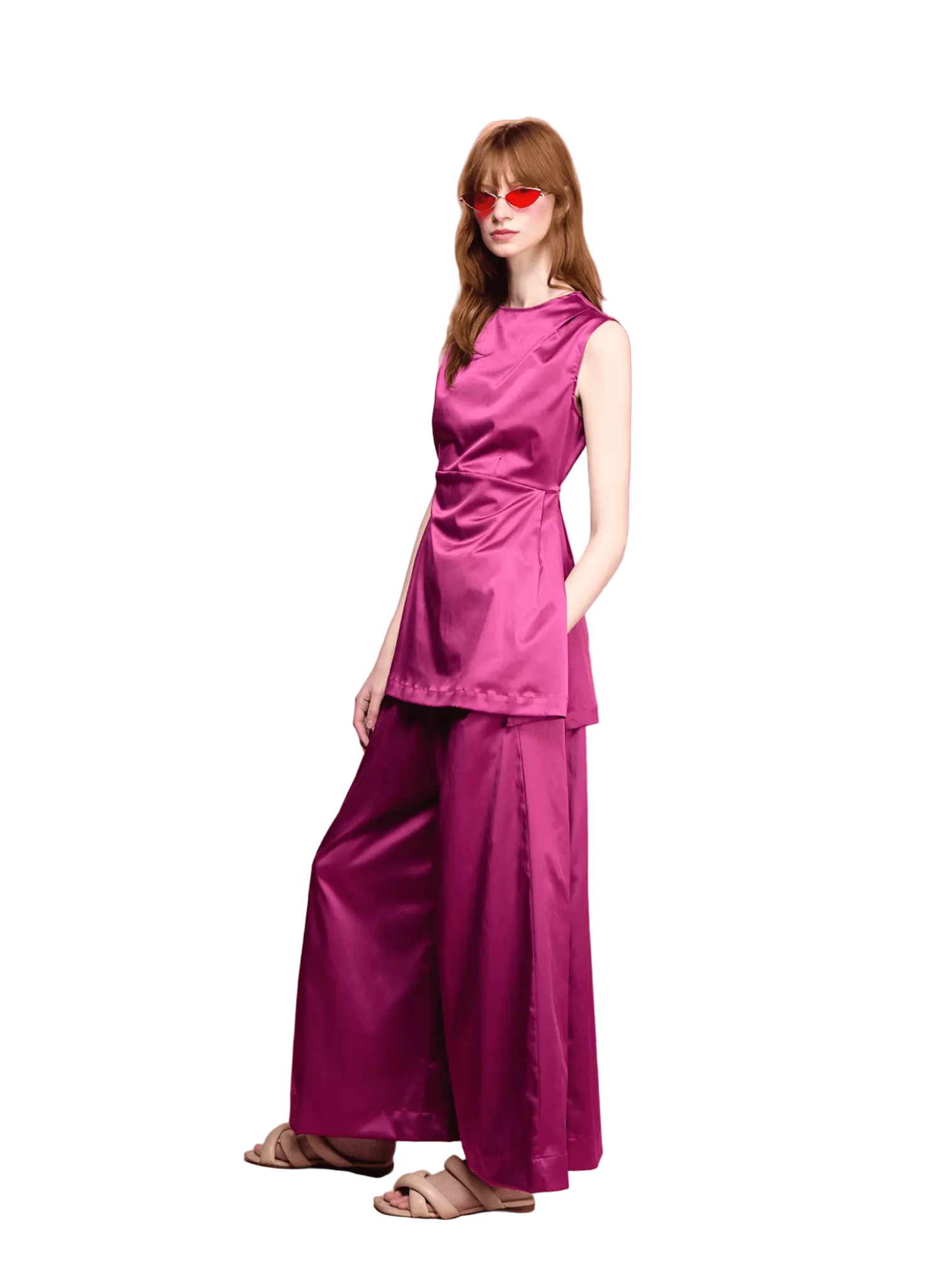 Apron Top - Fuchsia (PRE - ORDER) - Meg