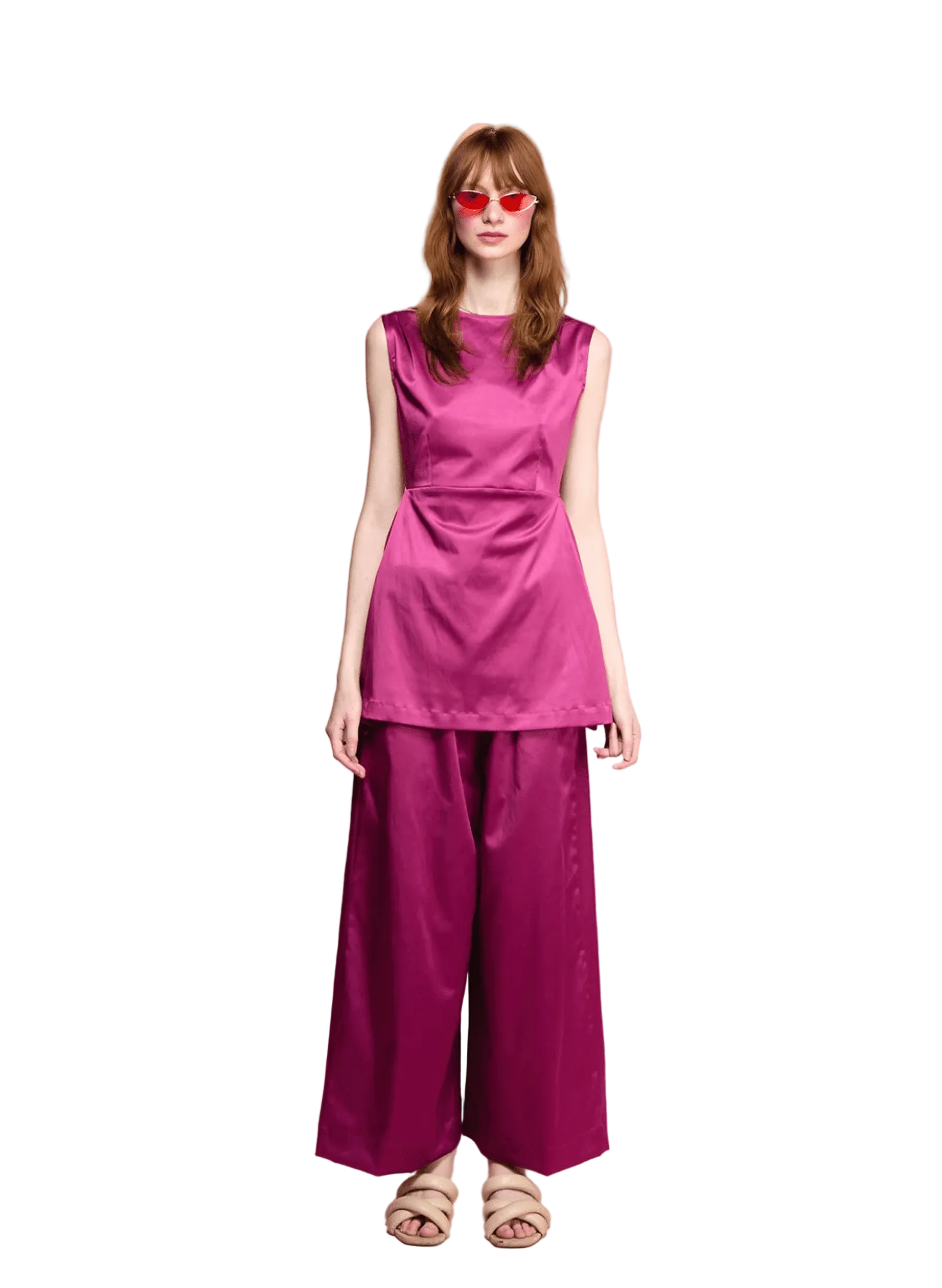 Apron Top - Fuchsia (PRE - ORDER) - Meg
