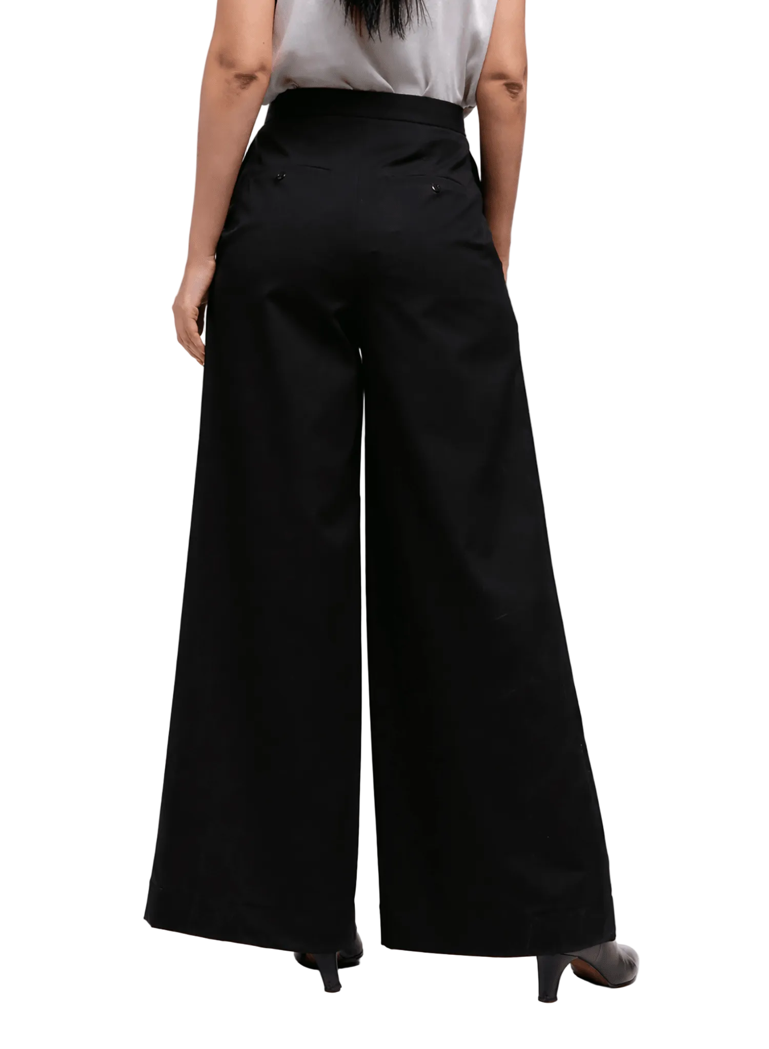 Atlas Slouchy Trouser - Black - Meg