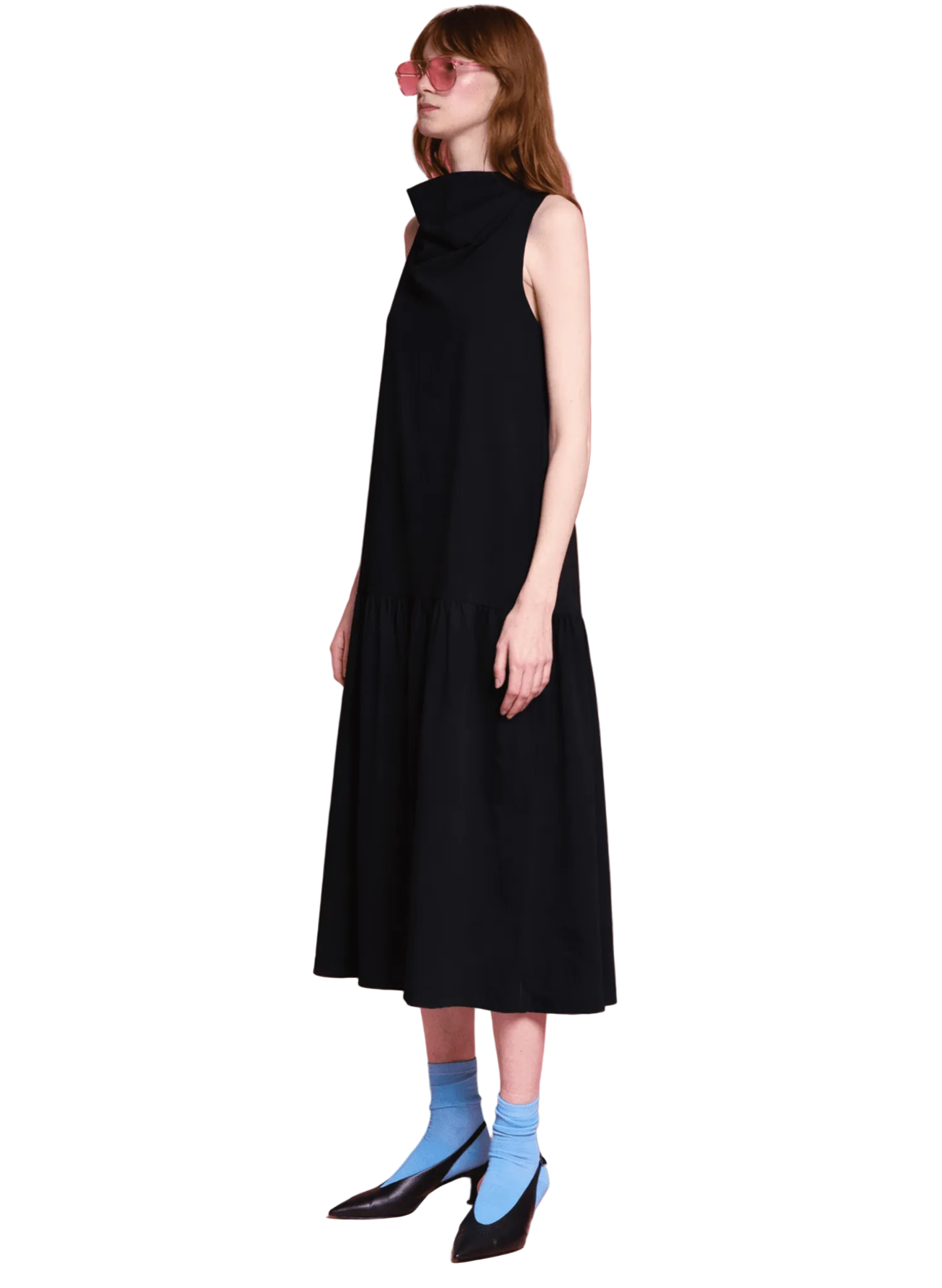 Bandana Dress - Black (PRE - ORDER) - Meg