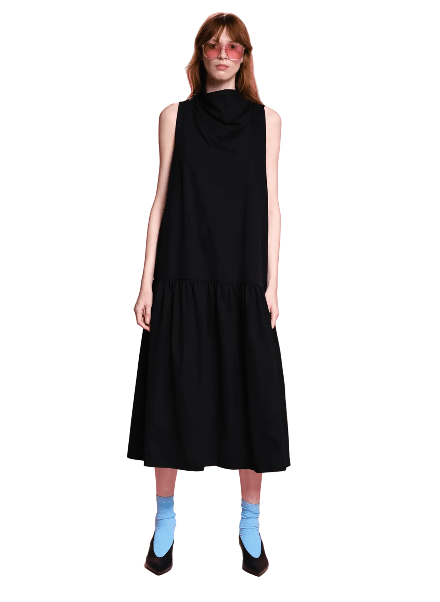 Bandana Dress - Black (PRE - ORDER) - Meg
