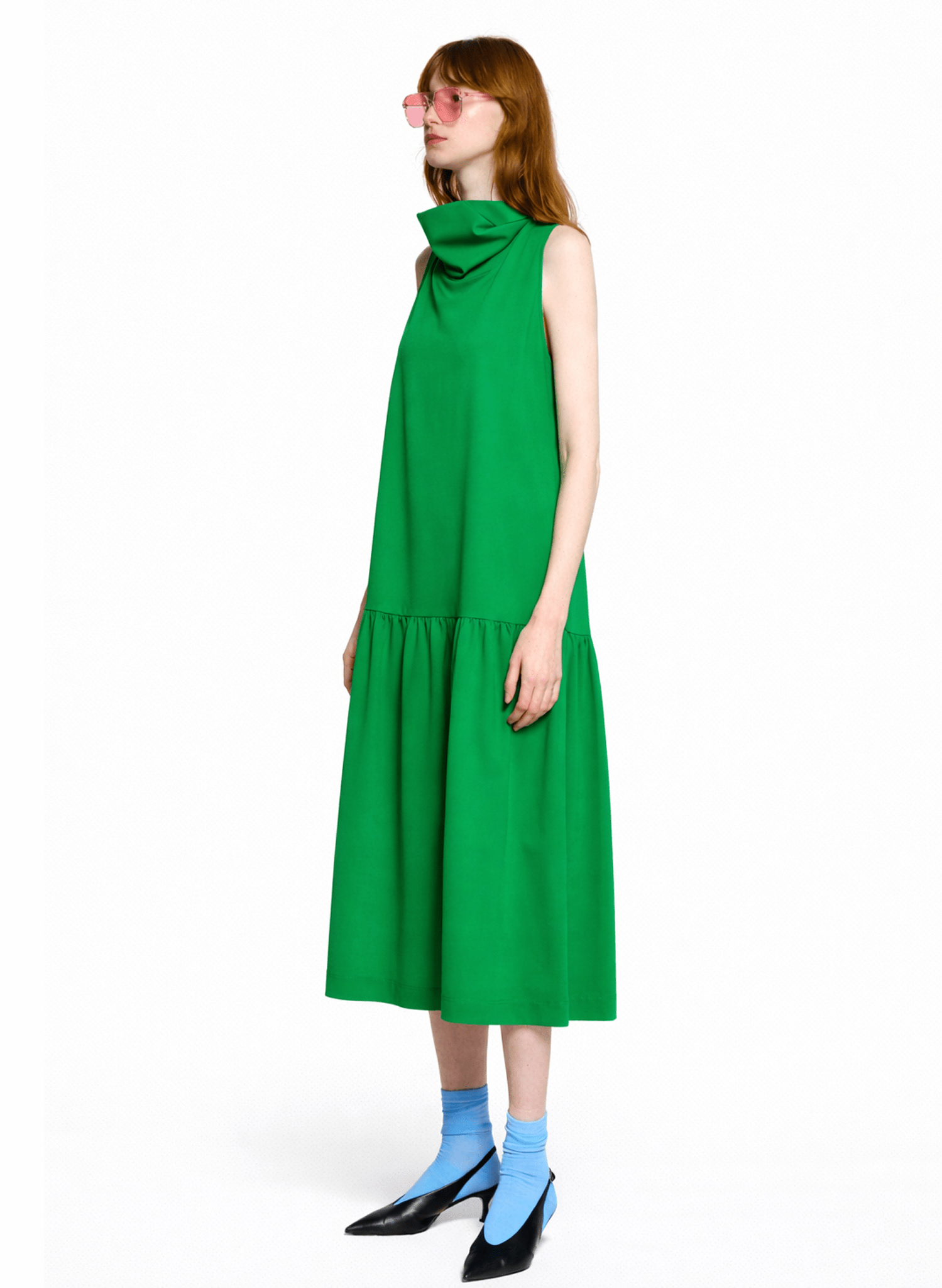 Bandana Dress - Kelly Green (PRE - ORDER) - Meg