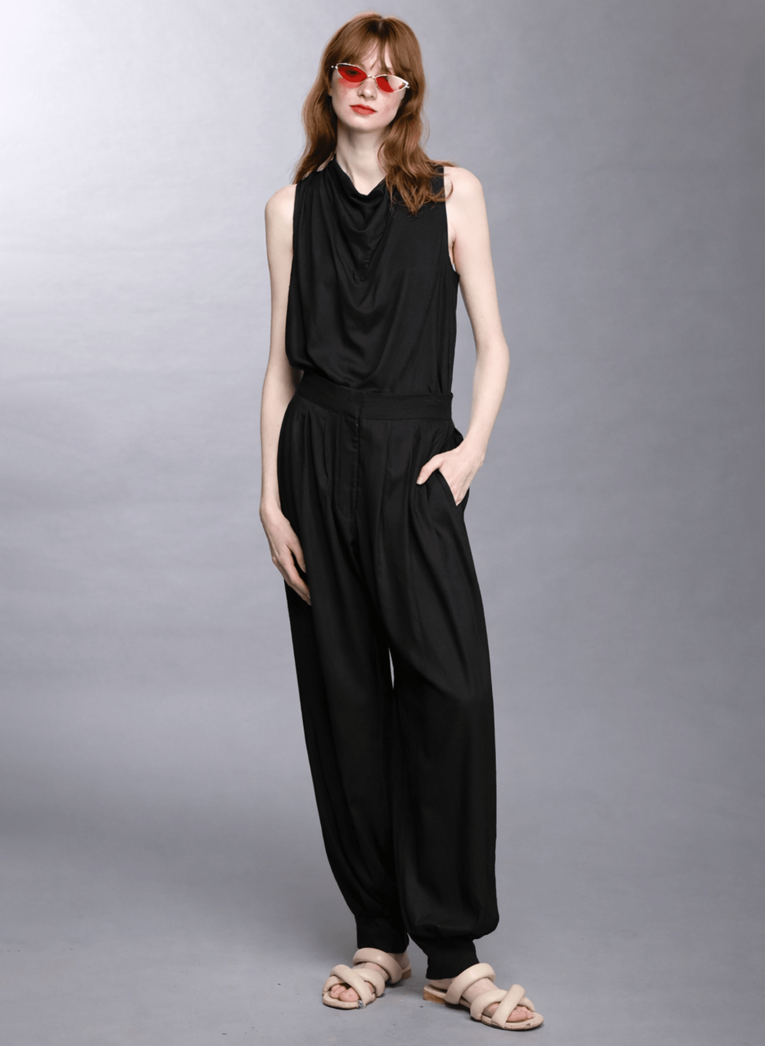 Bandana Top - Black (PRE - ORDER) - Meg