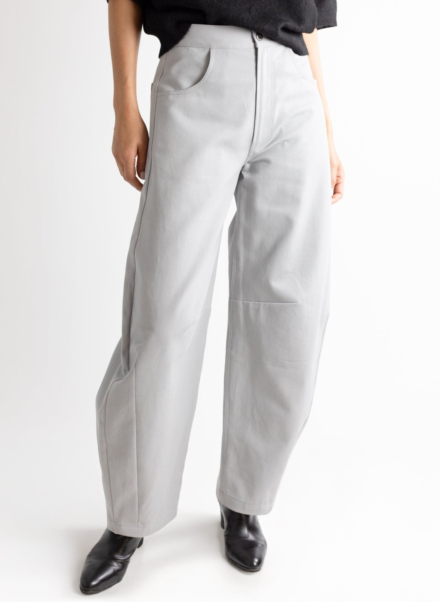 Barrel Jean - Chalk - Meg - Made in NYC