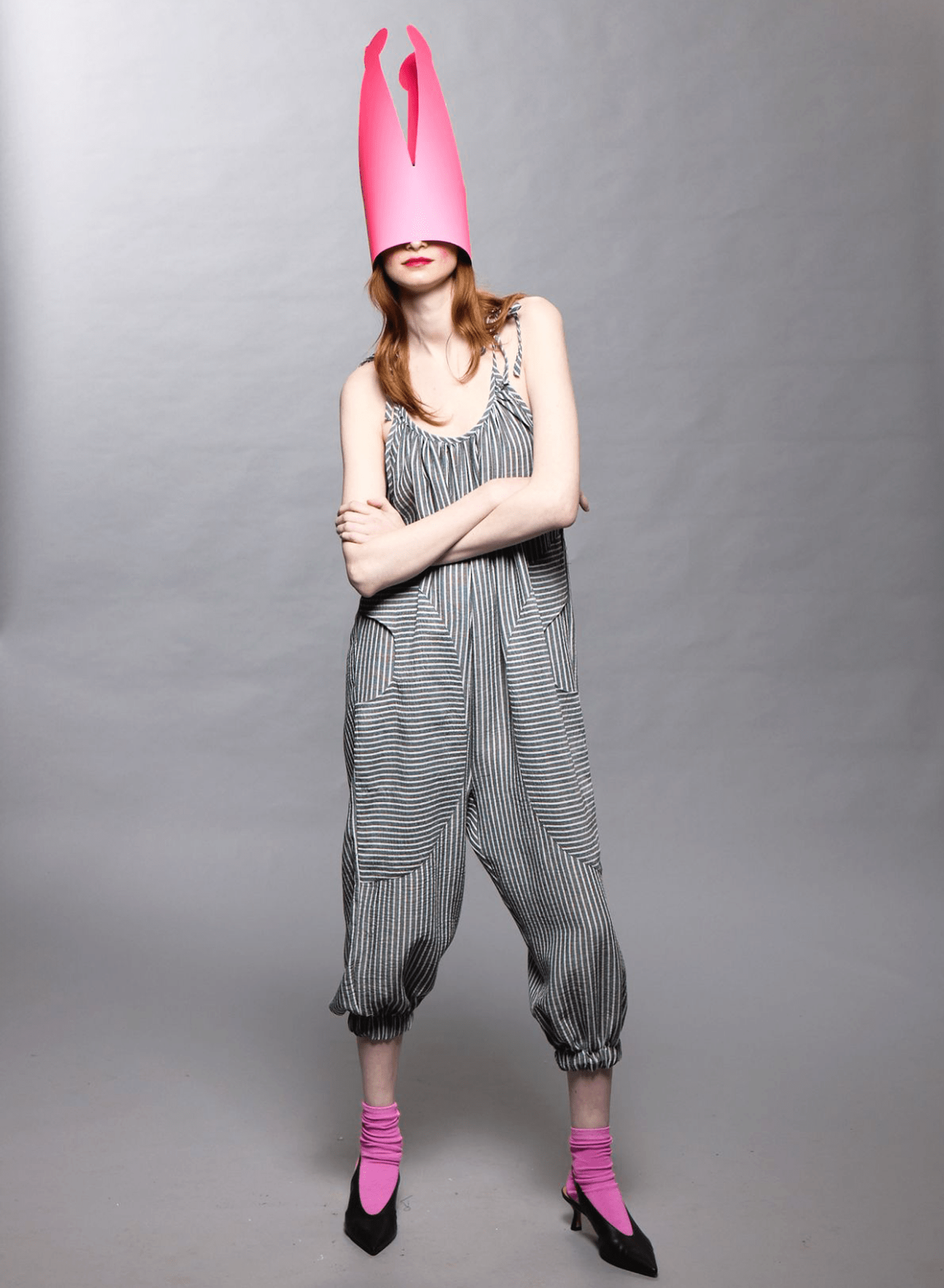 Bloomer Jumpsuit - Black Stripe (PRE - ORDER) - Meg
