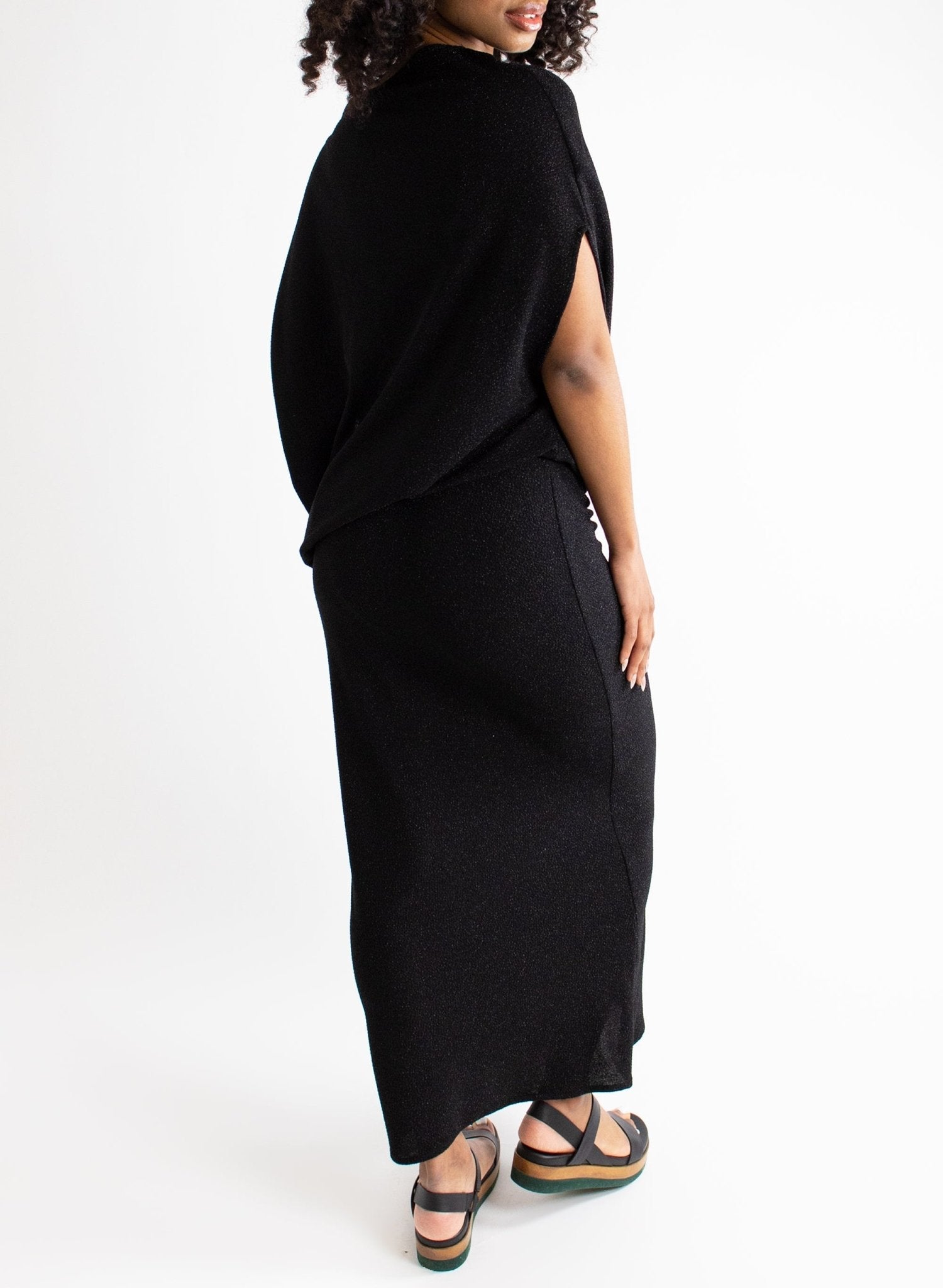 Blu's Gown - Black Shimmer - Meg - Made in Canada