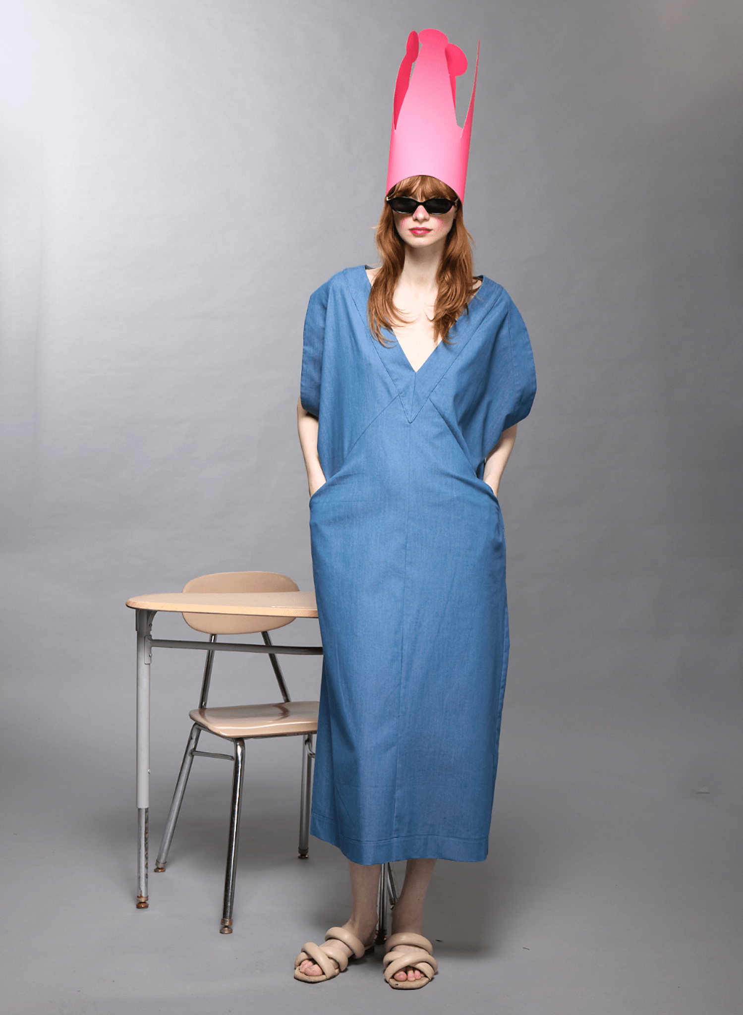 Cami Dress - Light Blue Denim (PRE - ORDER) - Meg