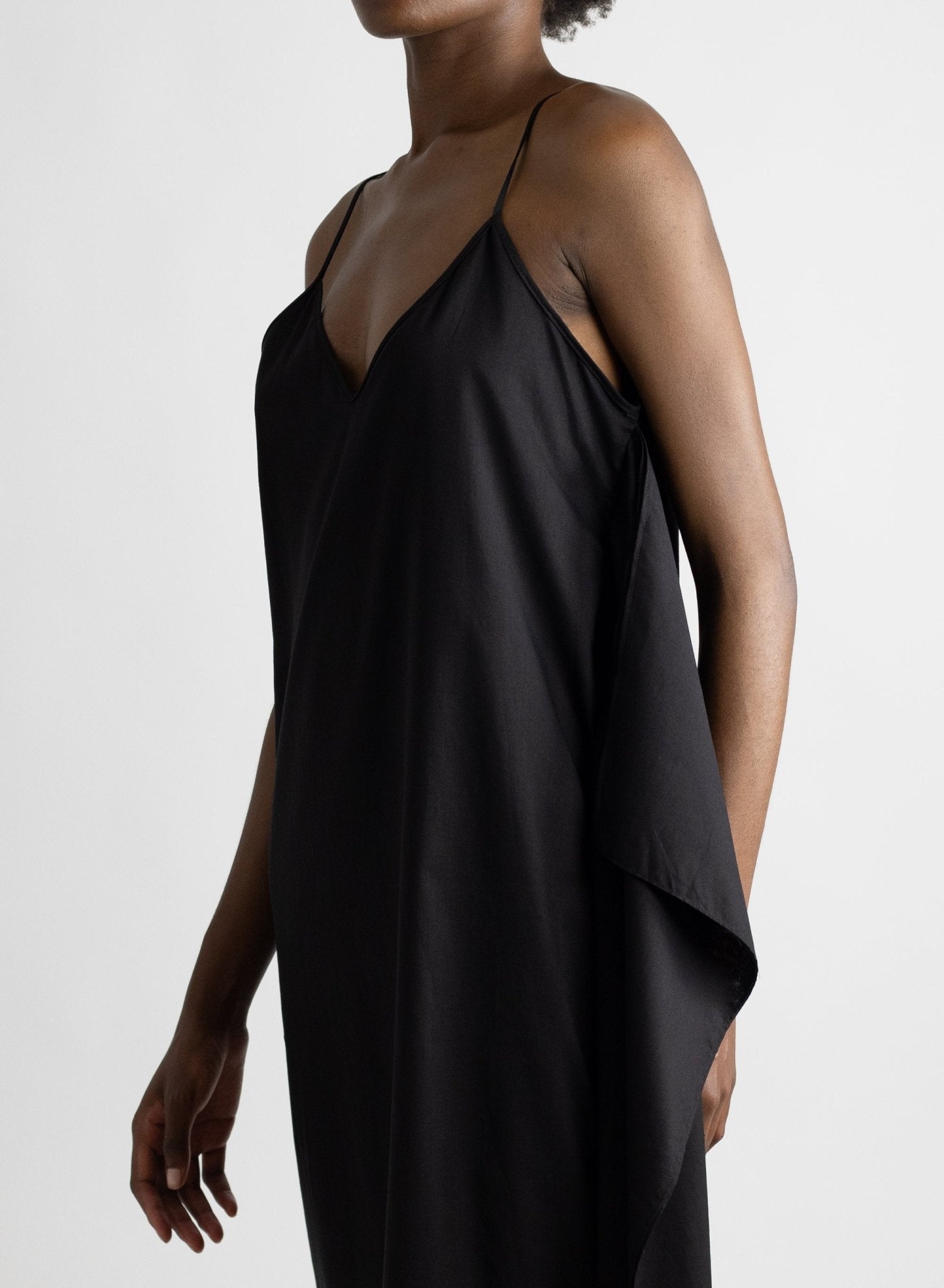 Cascade Dress - Black - Meg - Made in NYC