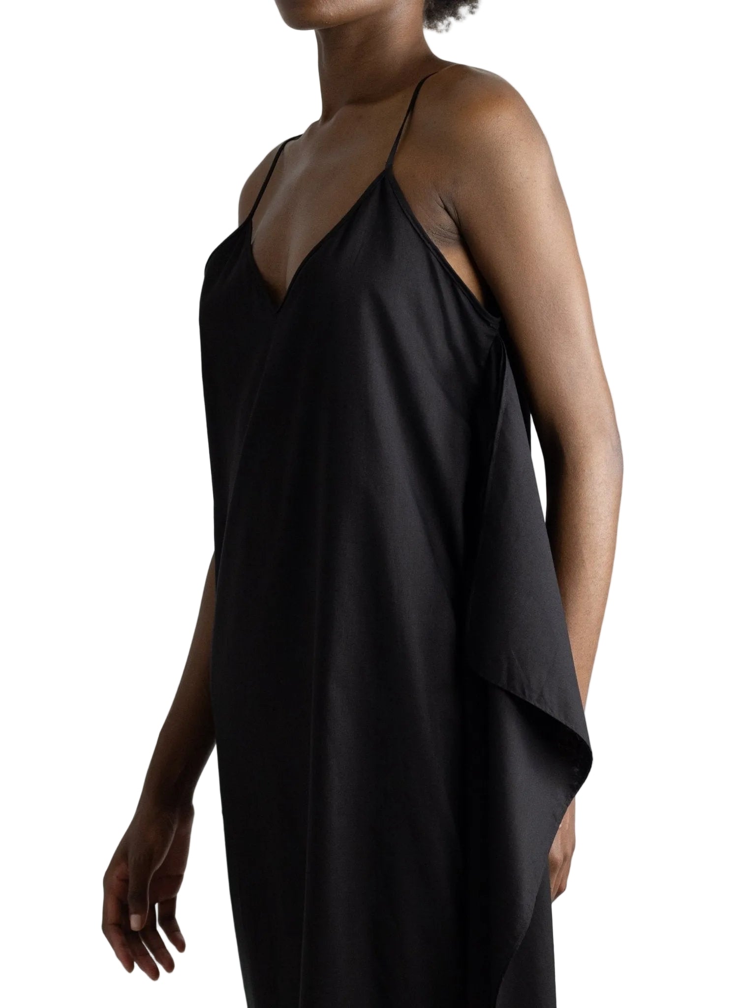 Cascade Dress - Black - Meg - Made in NYC