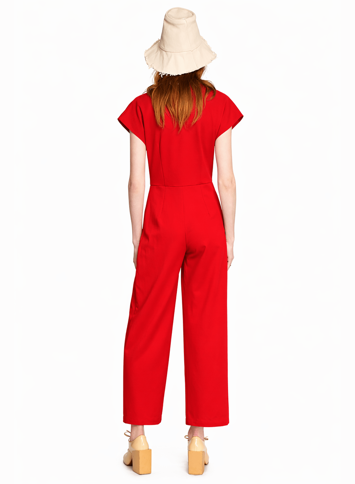 Chloe Jumpsuit - Red (PRE - ORDER) - Meg