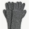 Chunky Rib Fingerhole Gloves - Charcoal - Meg